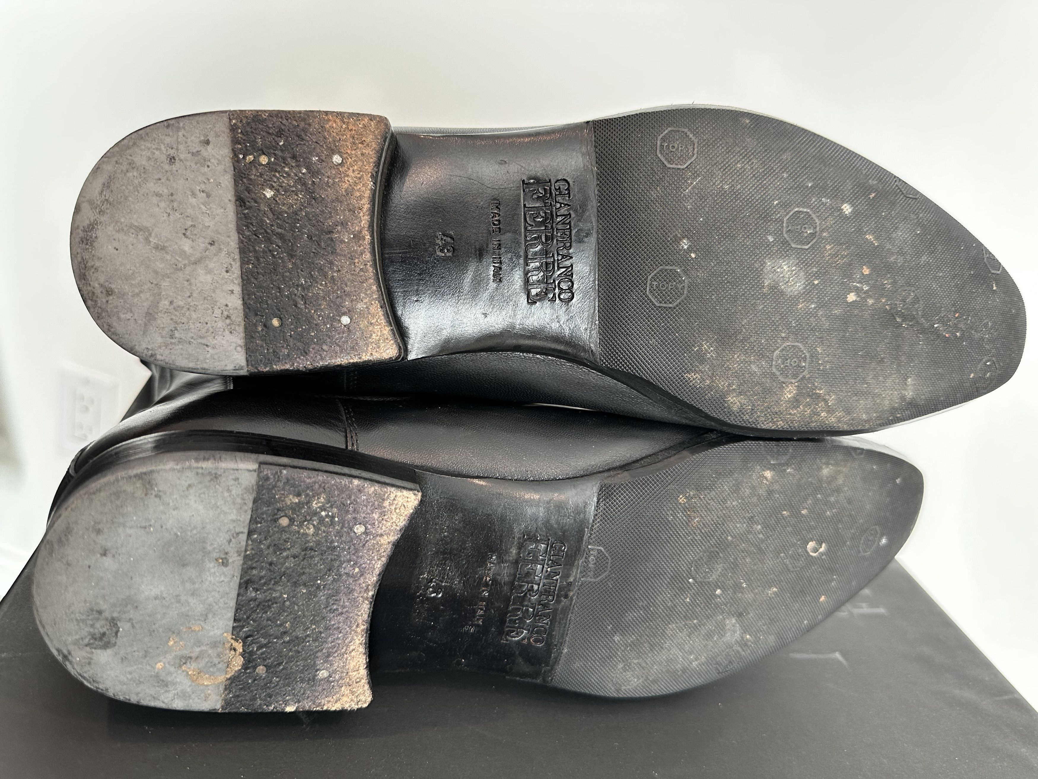 Gianfranco Ferre Ferre Black Chelsea Boots Size US 10 / EU 43 - 5 Thumbnail