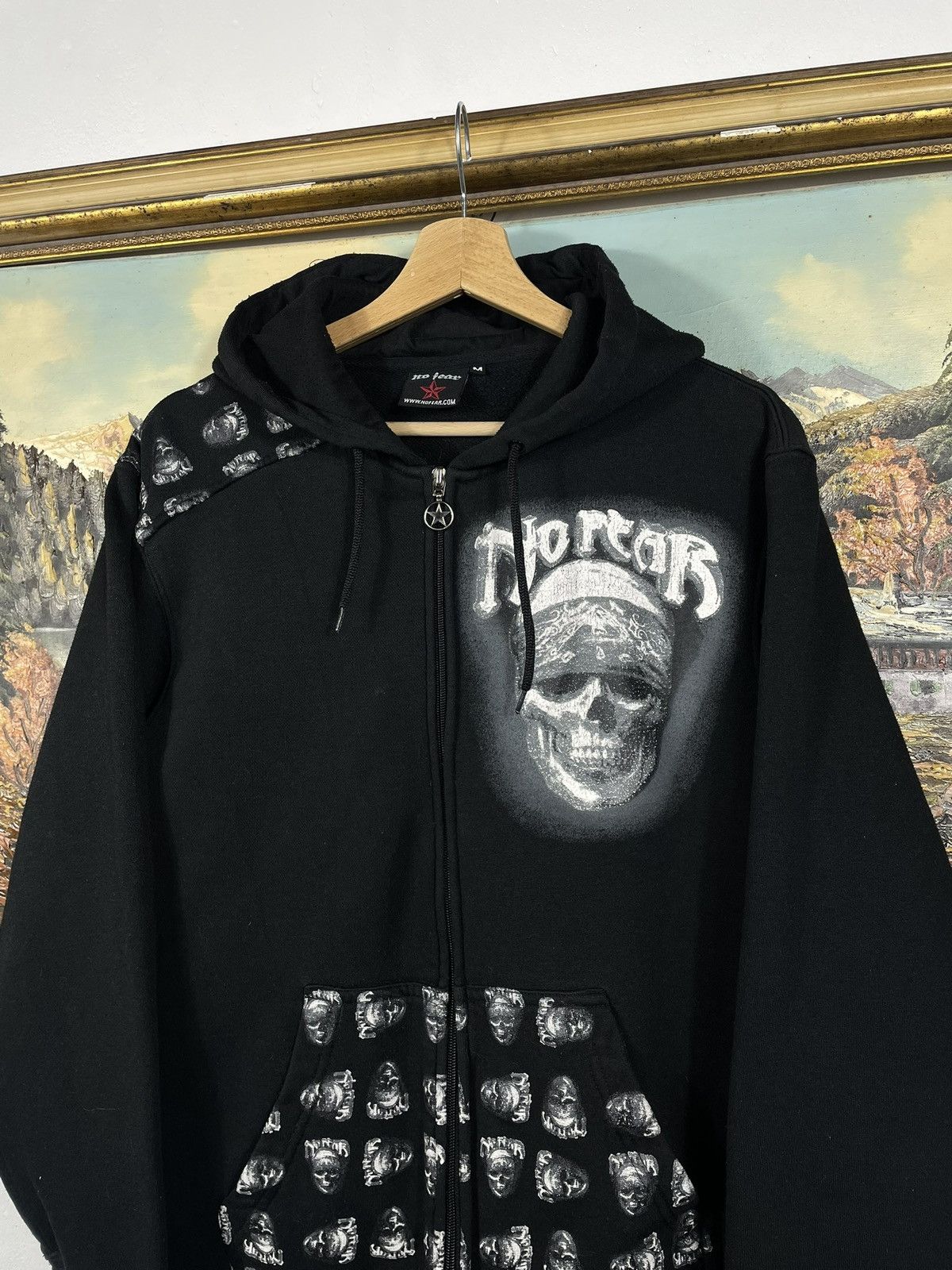 Affliction × No Fear × Vintage No Fear retro 00s hoodie affliction cyber grunge swag opium Size US M / EU 48-50 / 2 - 5 Thumbnail