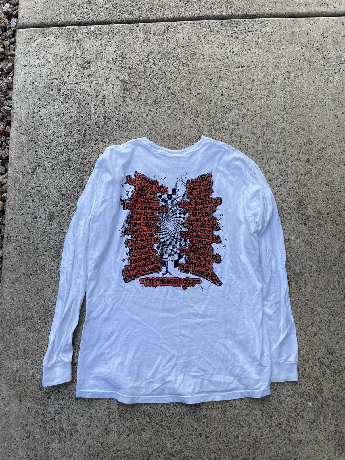 Vintage 100 gecs 10,000 gecs tour shirt Size US L / EU 52-54 / 3 - 4 Thumbnail
