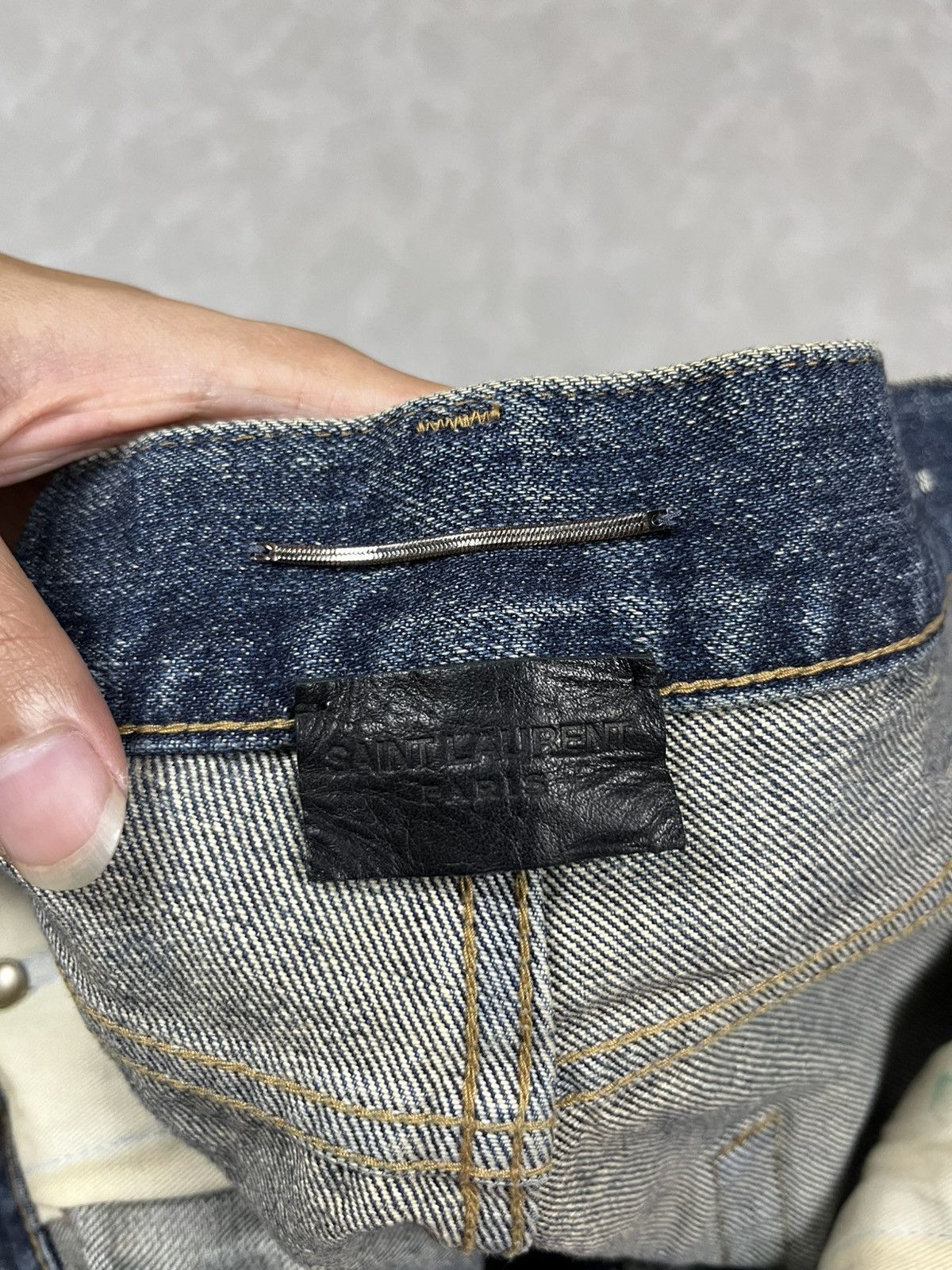 Saint Laurent Paris Saint Laurent denim pants Size US 31 - 12 Thumbnail