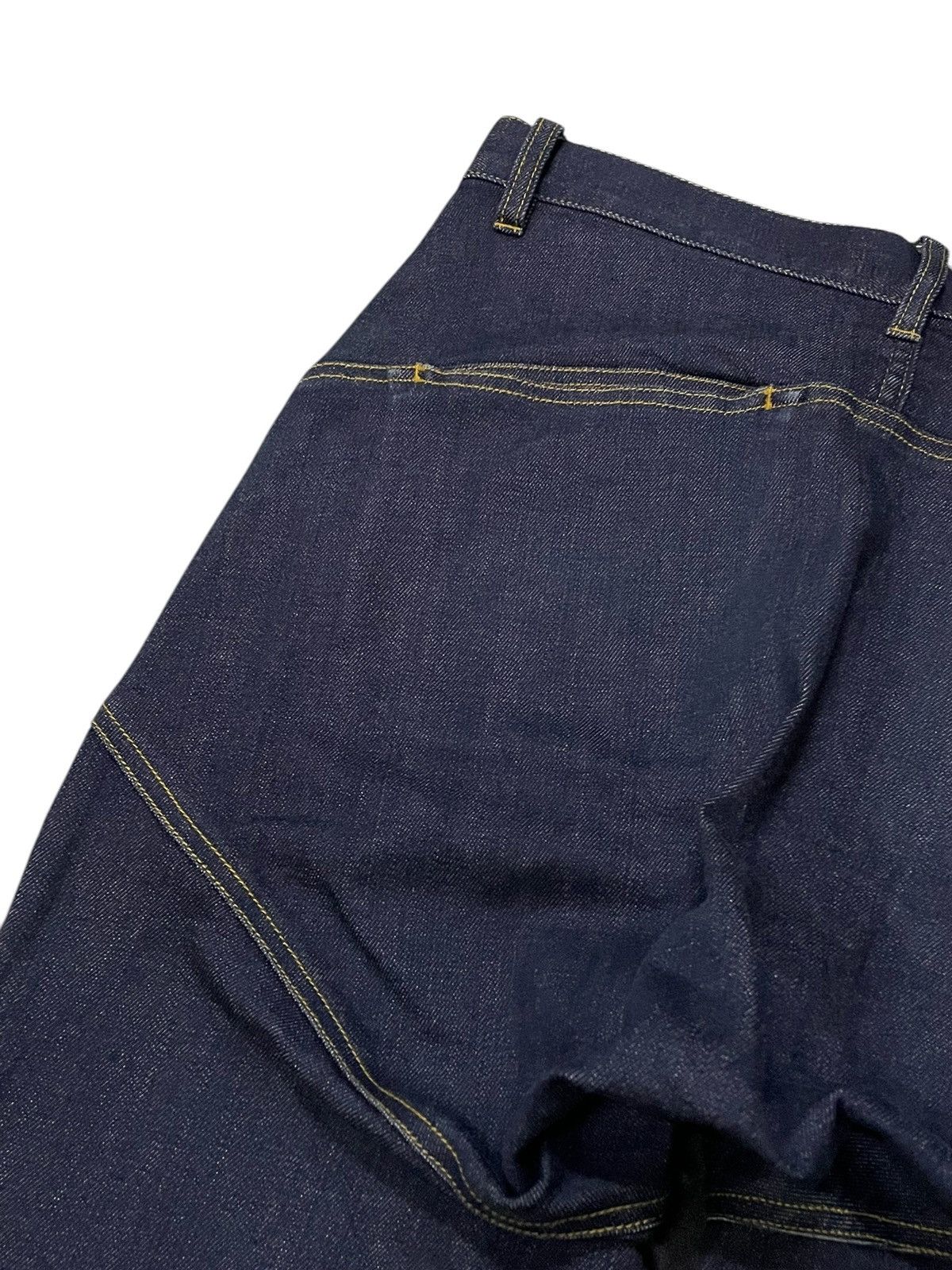 Issey Miyake × Japanese Brand × Tsumori Chisato Issey Miyale Tsumori Chisato Peneled Crotch Raw Jeans Size US 30 / EU 46 - 17 Thumbnail