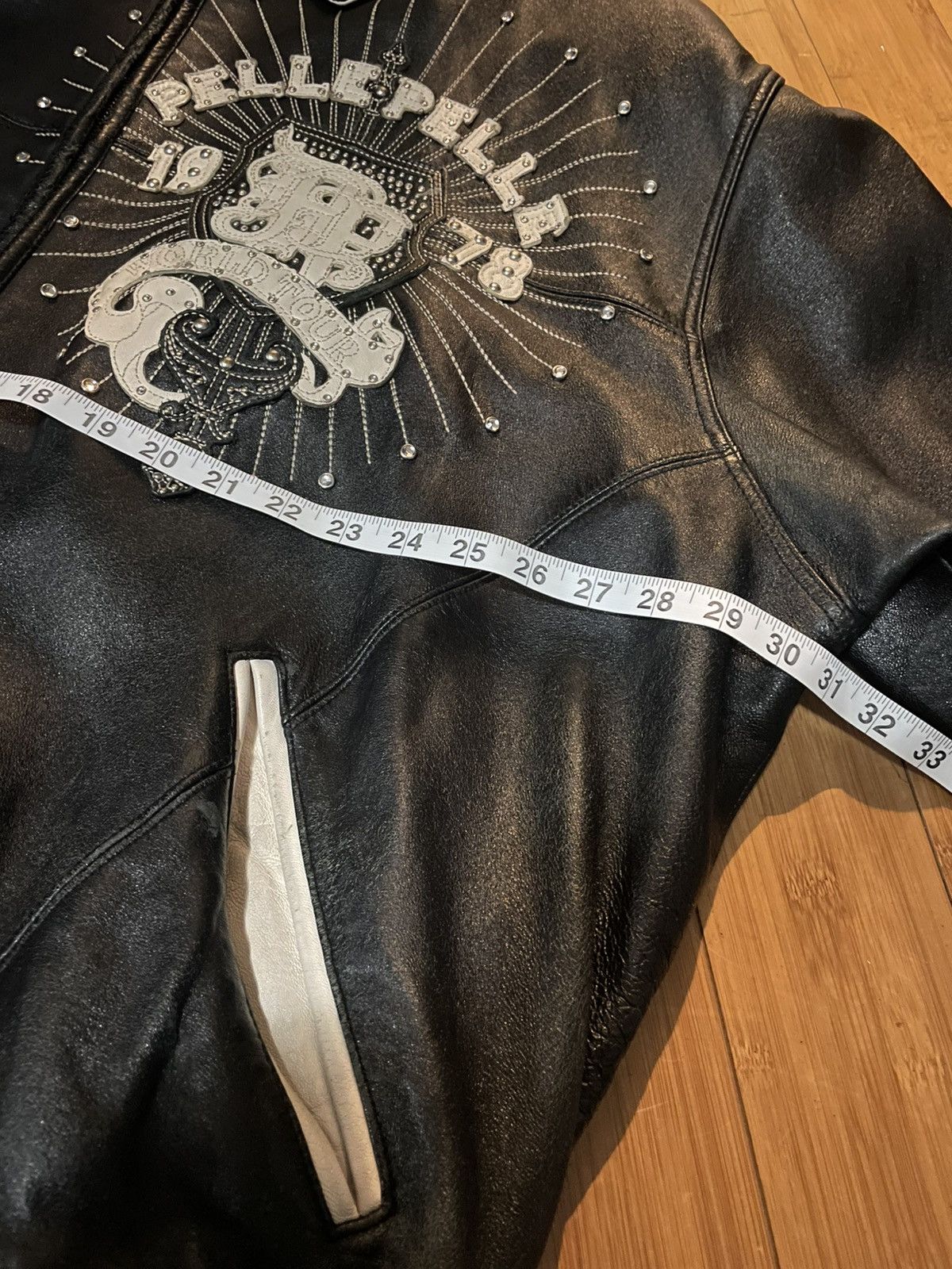 Pelle Pelle Vintage Pelle Pelle Studded leather jacket Size US XXL / EU 58 / 5 - 8 Thumbnail