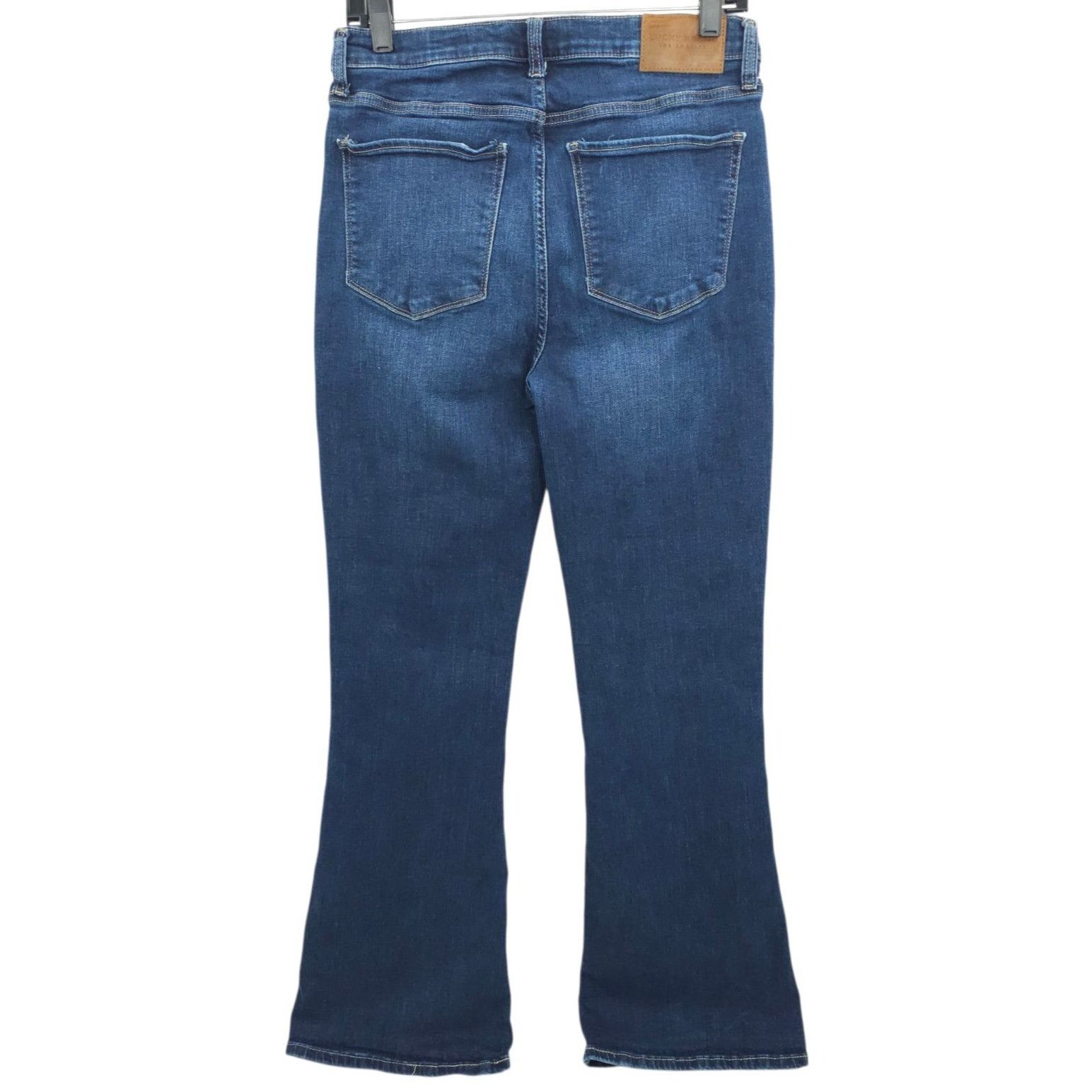 Lucky Brand Lucky Brand High Rise Flare Stevie Jeans 10/30 Dark Wash Size 32" / US 10 / IT 46 - 2 Thumbnail