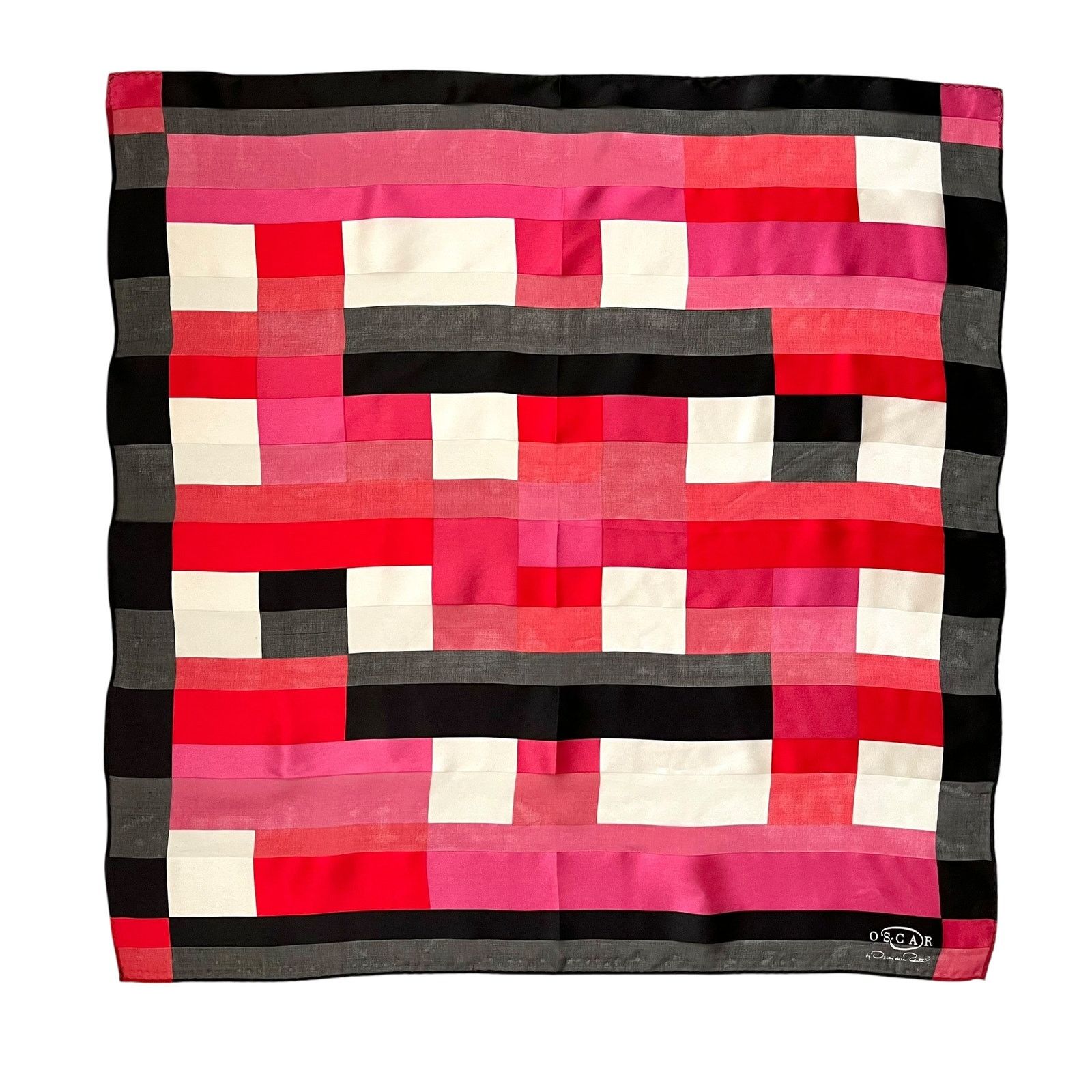 Oscar De La Renta Oscar by Oscar de la Renta Vintage Silk Square Scarf Set Size ONE SIZE - 8 Thumbnail