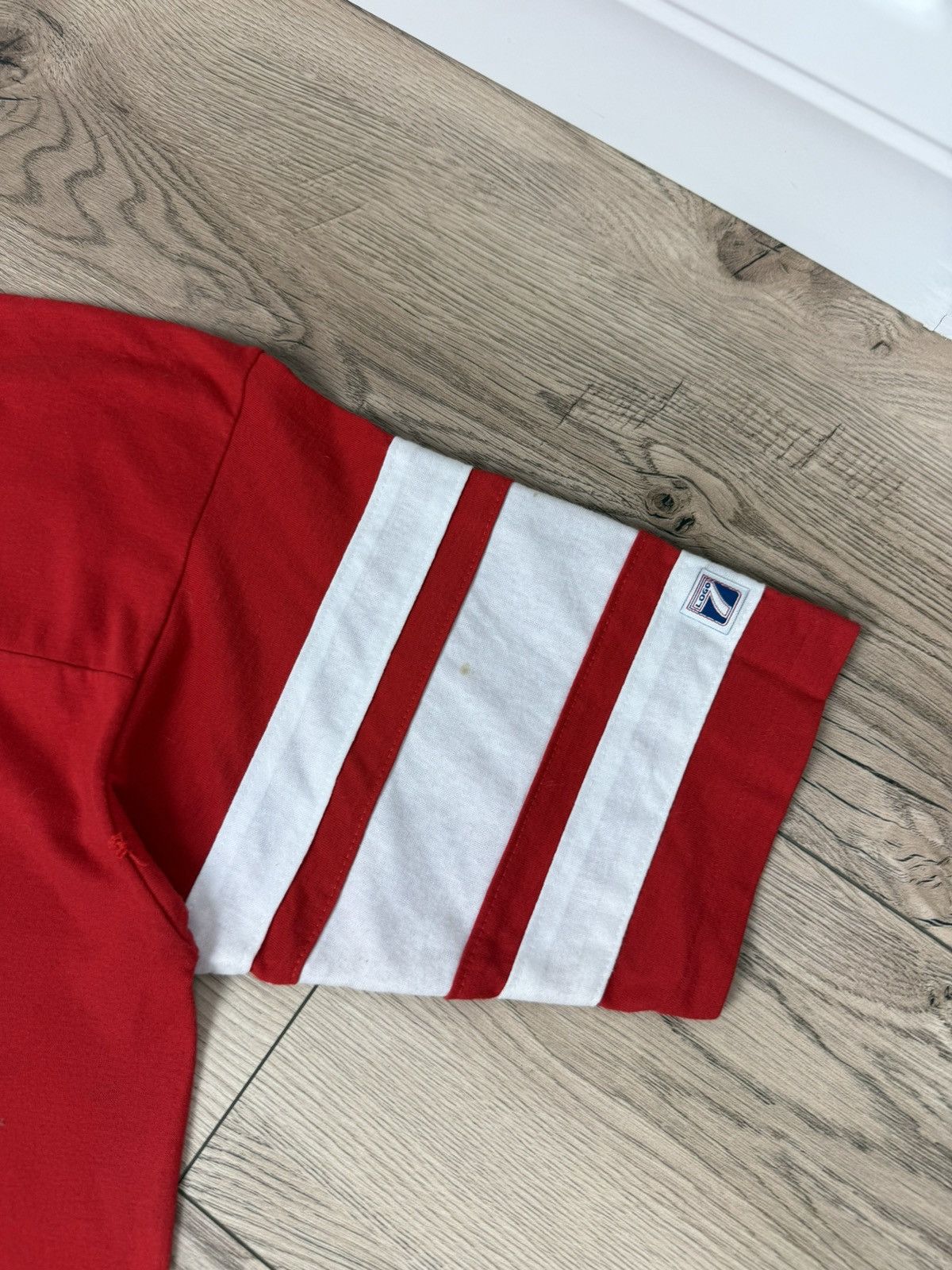NFL Vintage NFL Logo 7 80s San Francisco 49ers Jersey Made USA Size US L / EU 52-54 / 3 - 9 Thumbnail