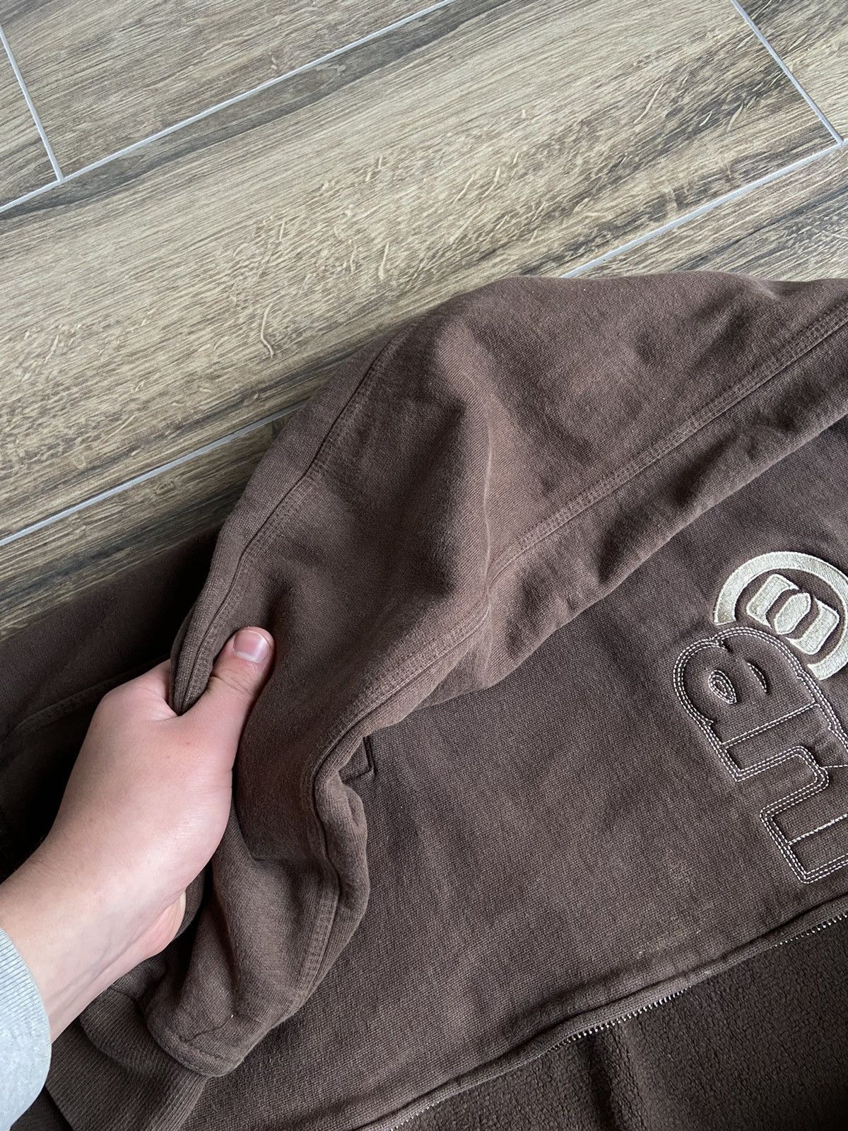 Vintage Vintage Animal Worldwide big logo y2k brown zip Size US L / EU 52-54 / 3 - 6 Thumbnail