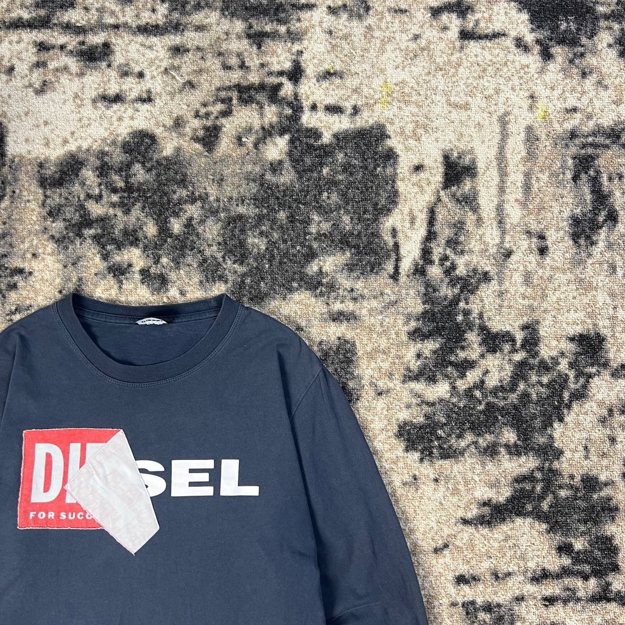 Diesel Diesel Big Logo Vintage Y2K Long Sleeve Streetwear Style Size US M / EU 48-50 / 2 - 2 Thumbnail