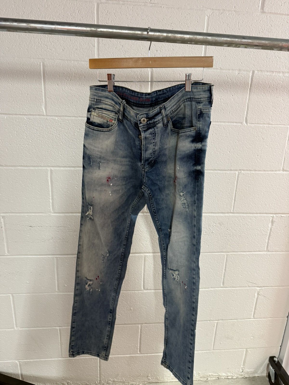 Diesel Diesel straight leg/skinny denim jeans Size US 32 / EU 48 - 1 Thumbnail