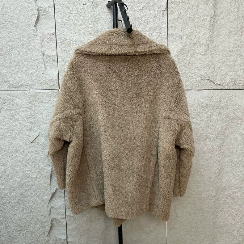 Max Mara Max Mara Honey Tea Sand Teddy Bear Short Coat Size S / US 4 / IT 40 - 2 Thumbnail