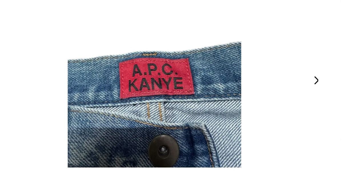 A.P.C. A.P.C. X Kanye west Selvedge Light wash (insane fade) 2013 ) Size US 29 - 3 Thumbnail