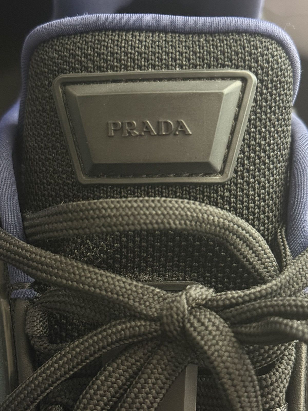 Prada Prada Cloudbust Thunder Black Iridescent Sneakers Size US 10 / EU 43 - 9 Thumbnail
