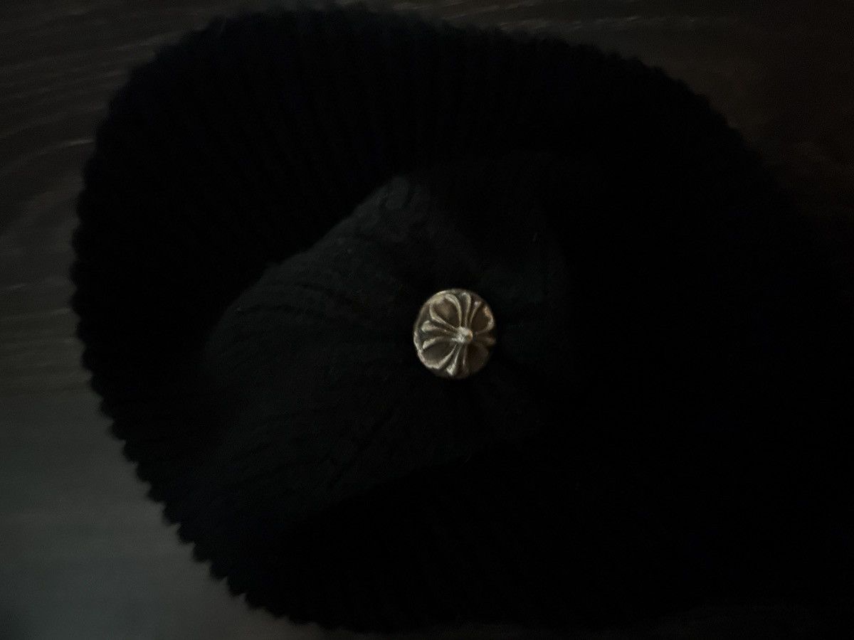 Chrome Hearts × Matty Boy CHROME HEARTS MATTY BOYS SILVER CHOMPER RIBBED BEANIE Size ONE SIZE - 5 Thumbnail