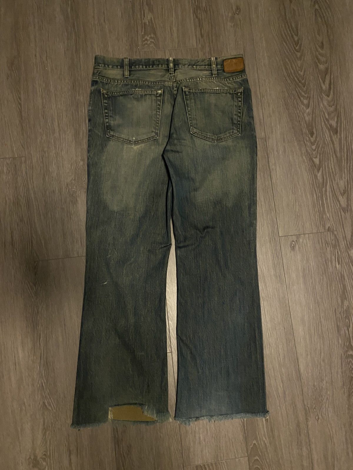 Gap Vintage Dark Wash Flare Gap Jeans Size US 36 / EU 52 - 5 Thumbnail
