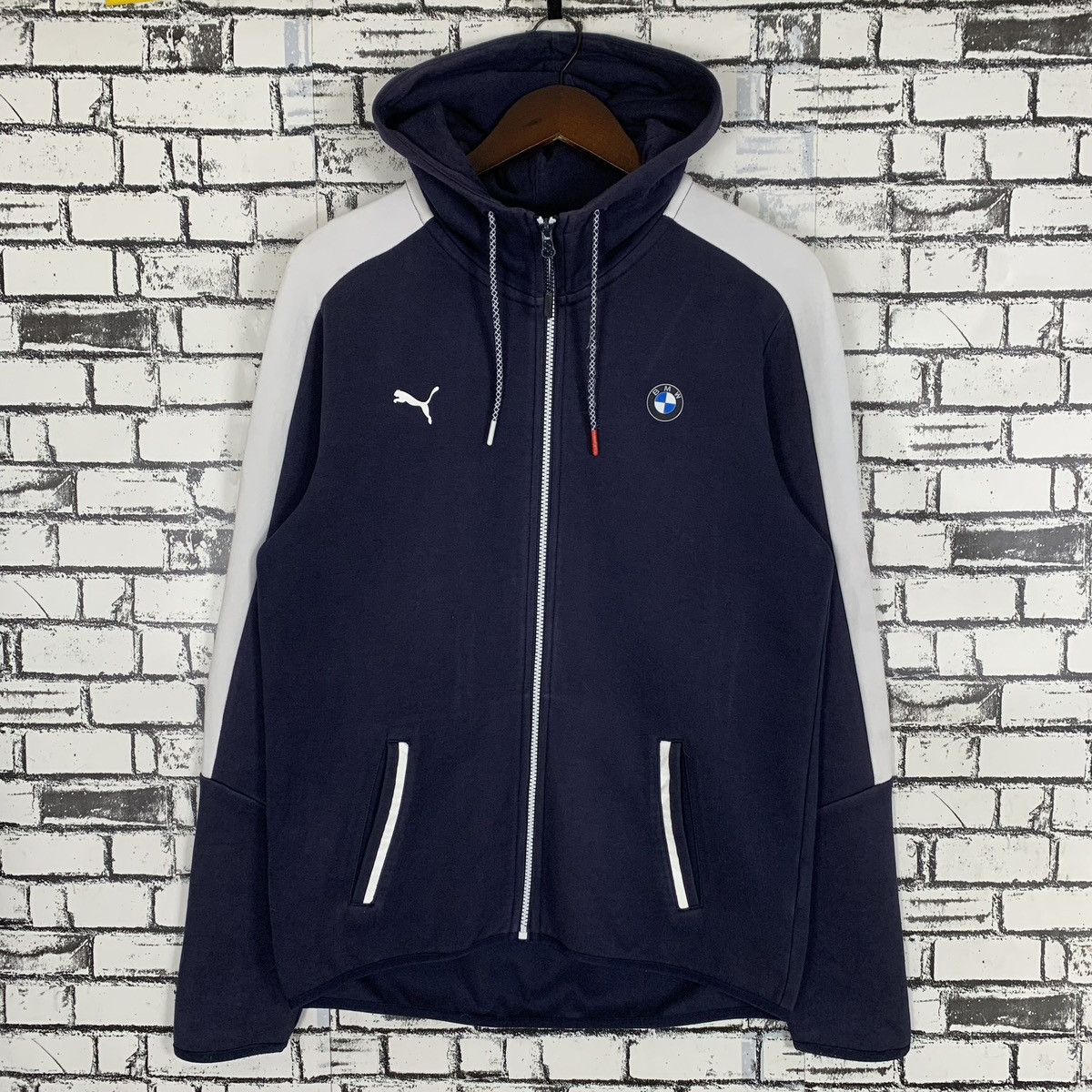 BMW × Puma Puma Sportwear Brand BMW Motorsport Zipper Hoodie Pullover Size US M / EU 48-50 / 2 - 1 Thumbnail