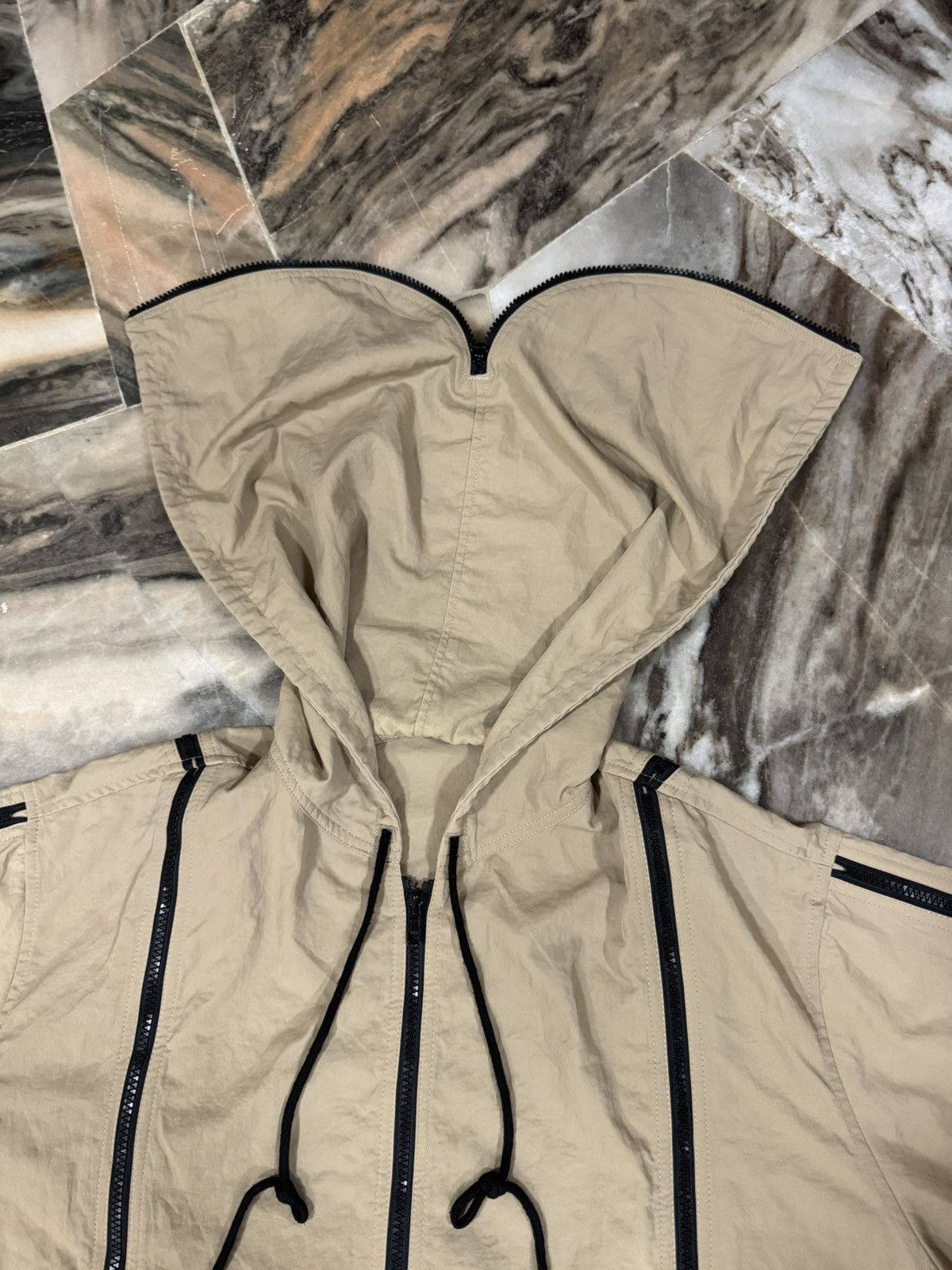 Yohji Yamamoto Yohji Yamamoto Bondage Zipper Long Jacket Size US L / EU 52-54 / 3 - 10 Thumbnail