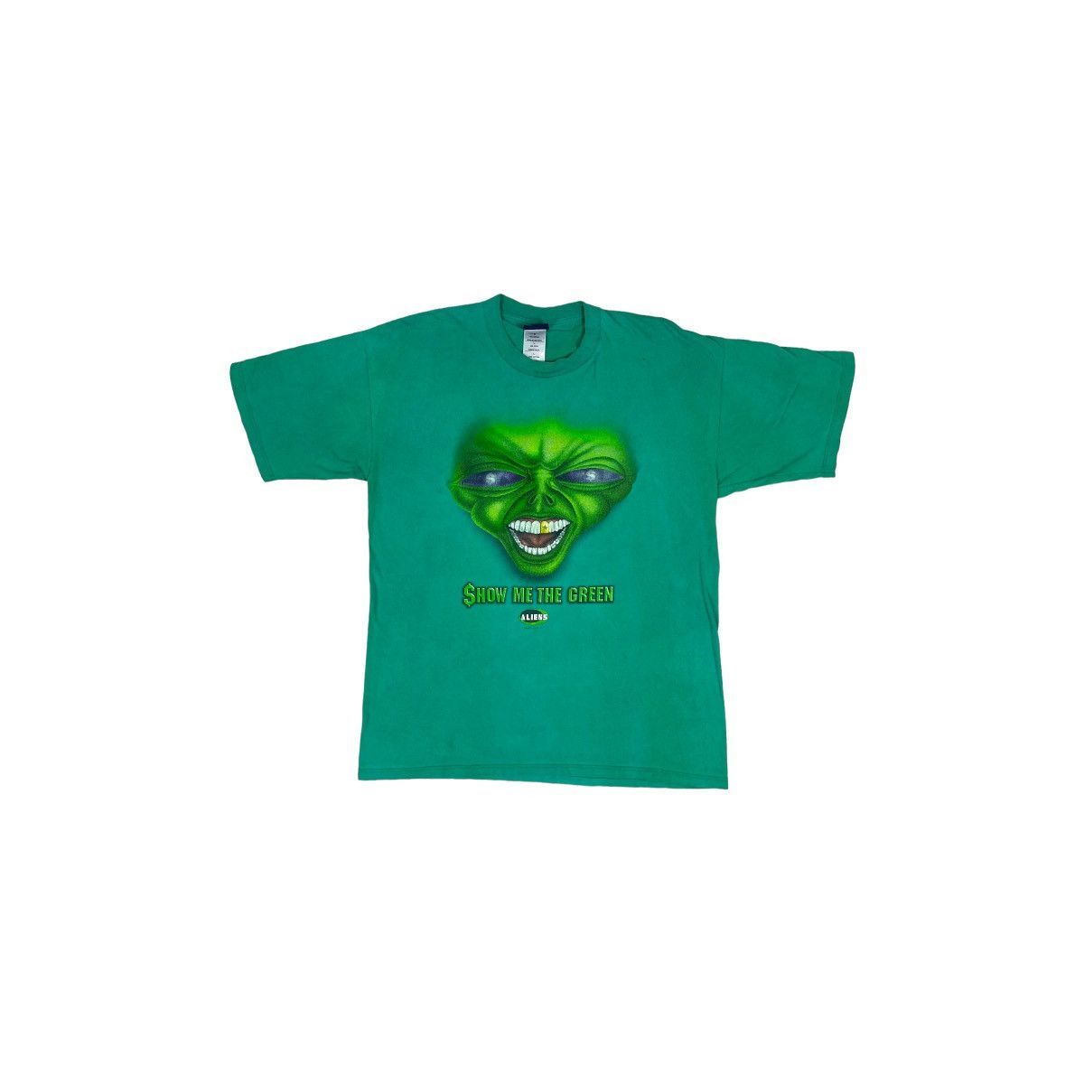 🔥LASTDROP🔥Vintage 1997 Aliens Show Me The Green Area51 Tee