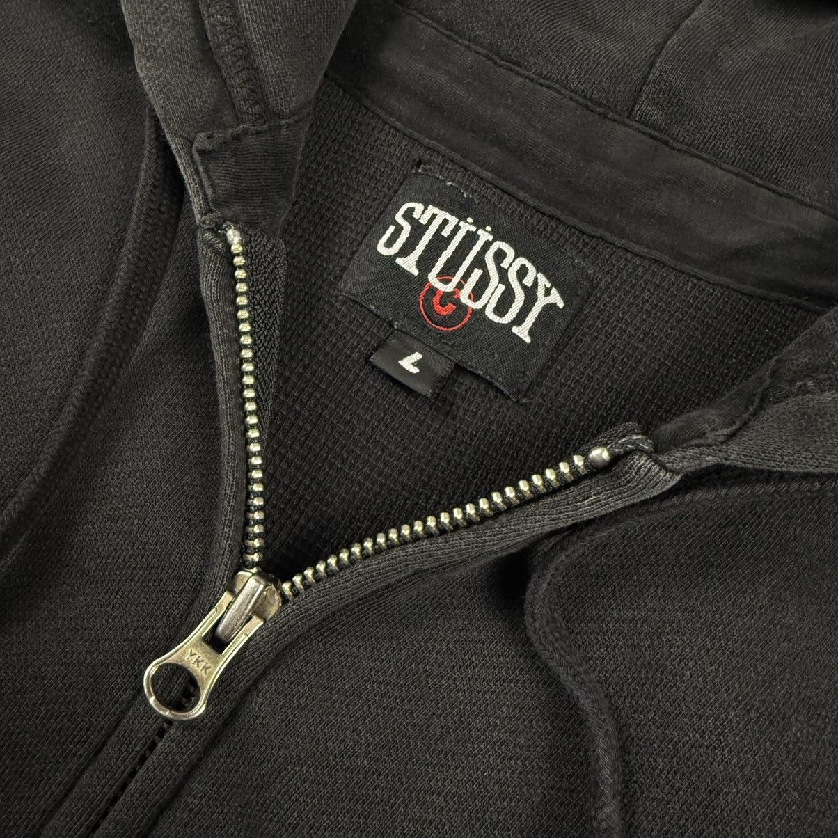 Stussy Stussy & Goodfoot AW/06 Limited Thermal ‘Black’ Zip Hoodie Size US L / EU 52-54 / 3 - 4 Thumbnail