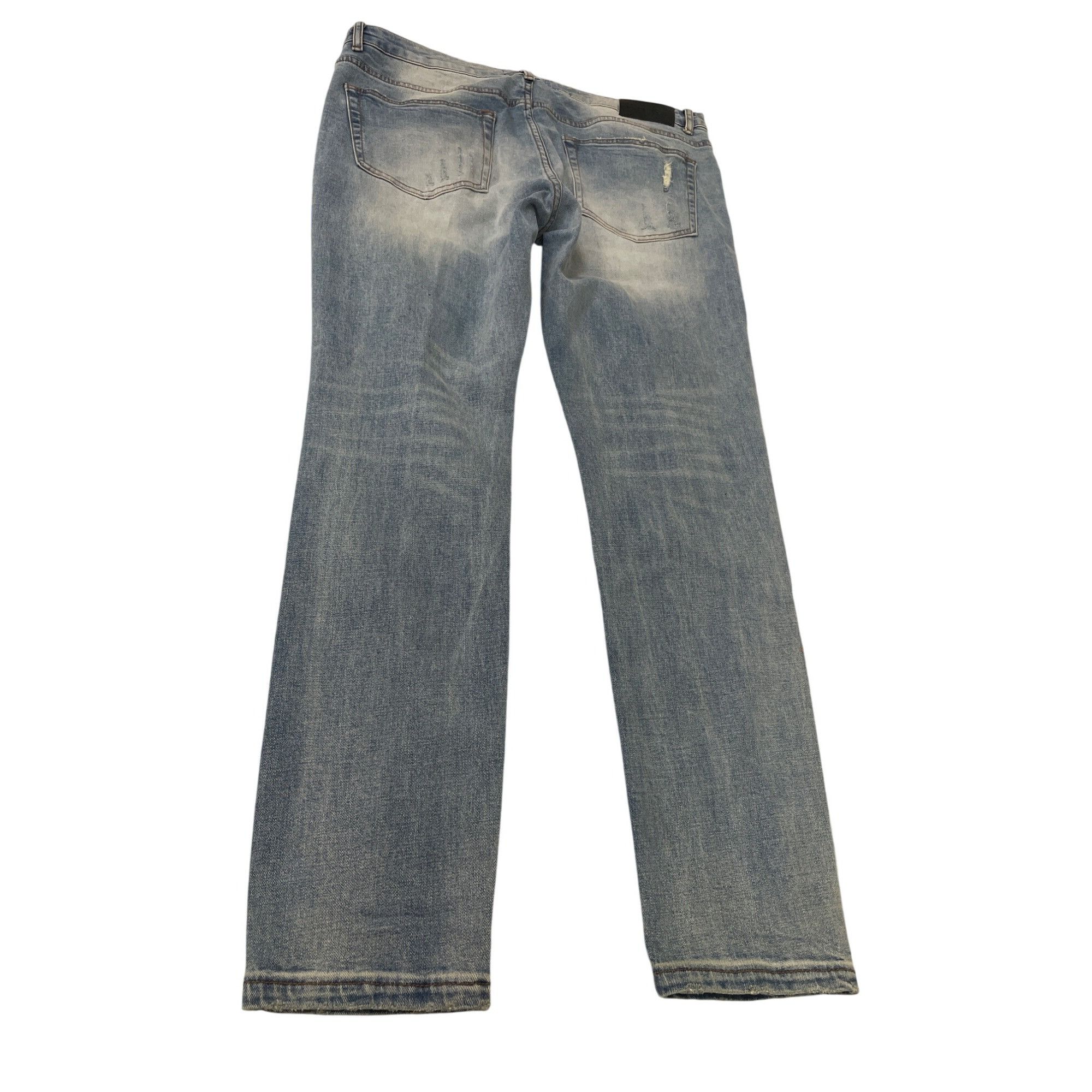Other THRT Mens Blue Graffiti Y2K Denim Jeans Size 40x31SKU 8548 Size US 40 / EU 56 - 10 Thumbnail