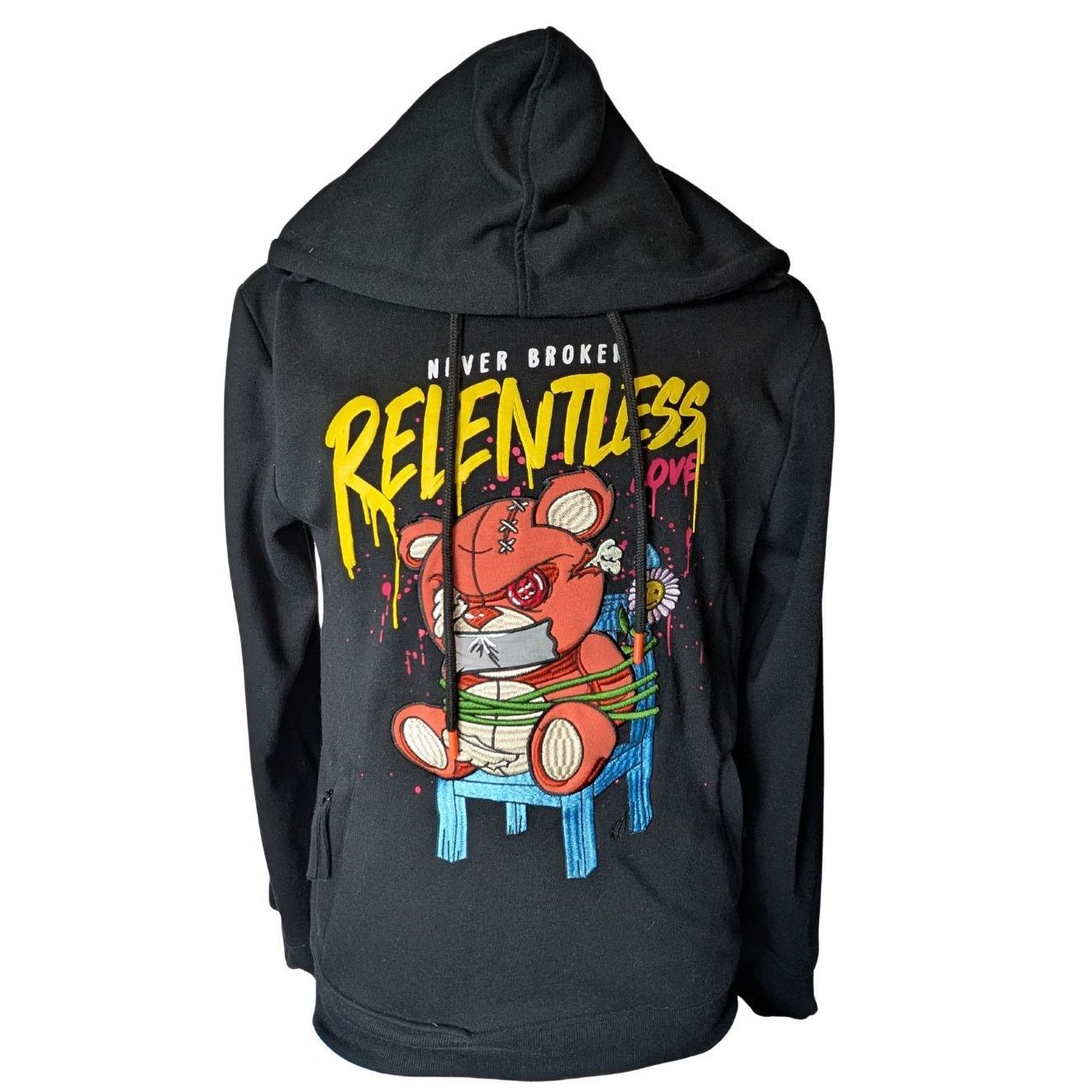 Unknown London RS1NE Never Broken Relentless Love Long Sleeve Hoodie Size M Size US M / EU 48-50 / 2 - 1 Thumbnail