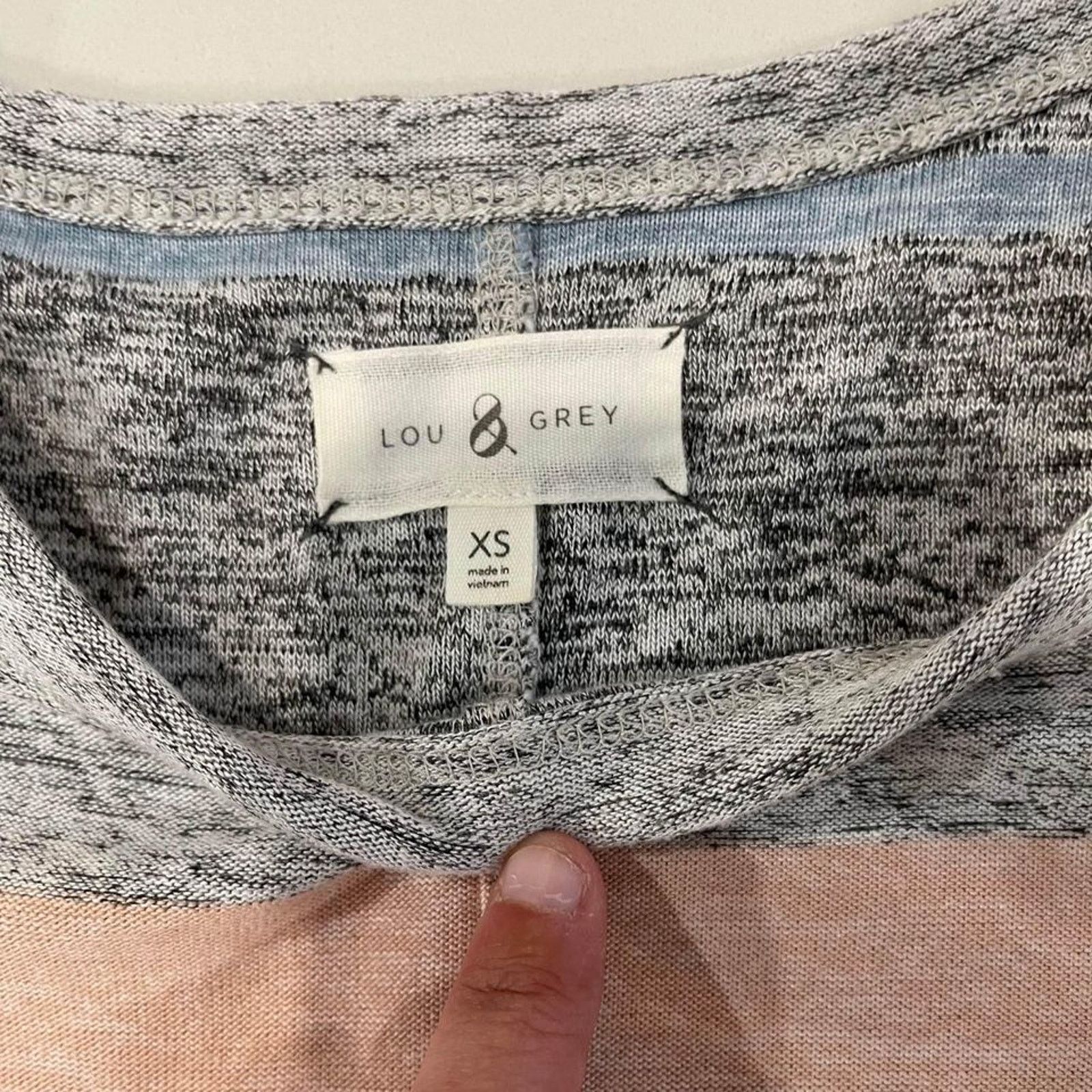 Lou & Grey Lou & Grey Multicolor 3/4 Sleeve Crewneck Sweater Women's XS Size XS / US 0-2 / IT 36-38 - 3 Thumbnail
