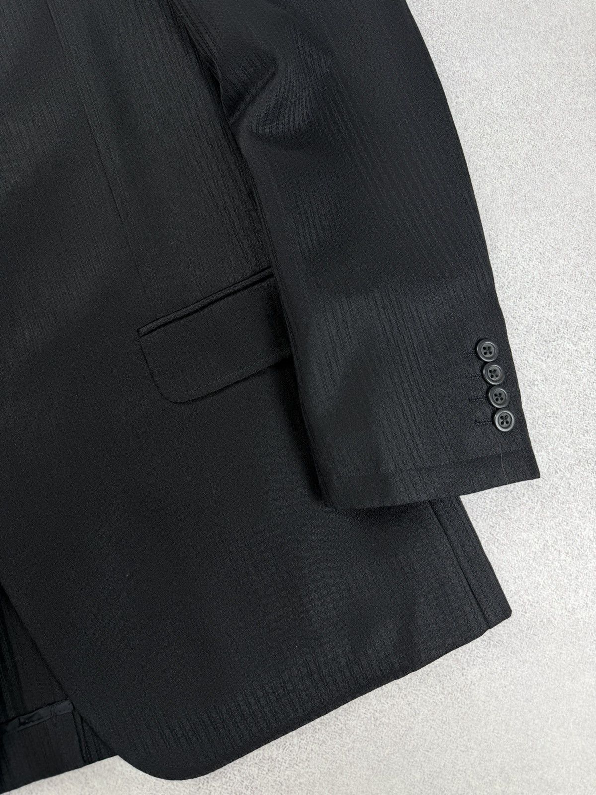 Versace Versace Vintage Men’s Suit Wool Black Size 52R Size 42R - 3 Thumbnail