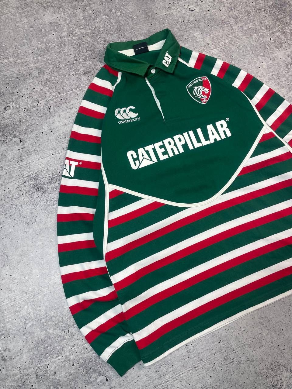 Canterbury of New Zealand Vintage Canterbury Leicester Tigers Rugby Long Shirt Y2K Size US XL / EU 56 / 4 - 2 Thumbnail