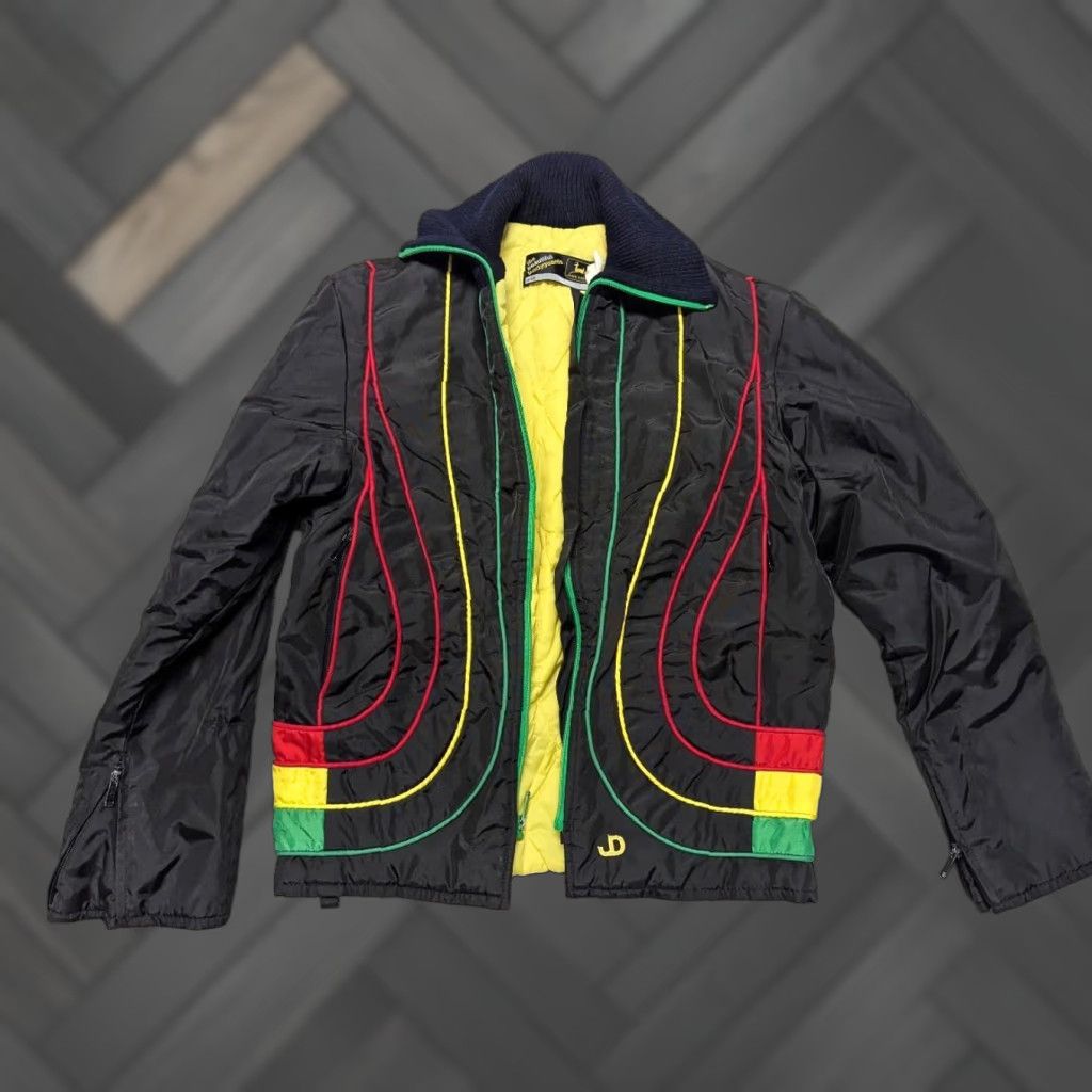 John Deere VINTAGE JOHN DEERE Jacket M Mens Nylon Co at Rainbow Snowmobile Puffer Insulated Coat Size US M / EU 48-50 / 2 - 1 Preview