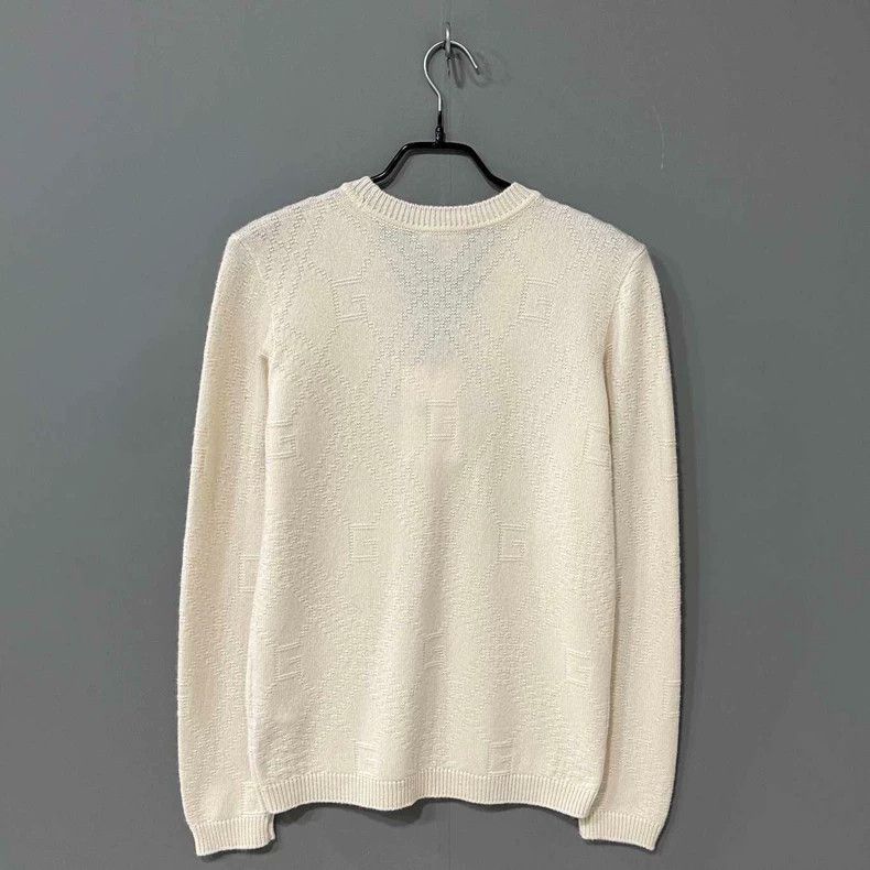 Gucci Gucci Cashmere Cardigan with Dark Pattern-2505 Size M / US 6-8 / IT 42-44 - 3 Thumbnail