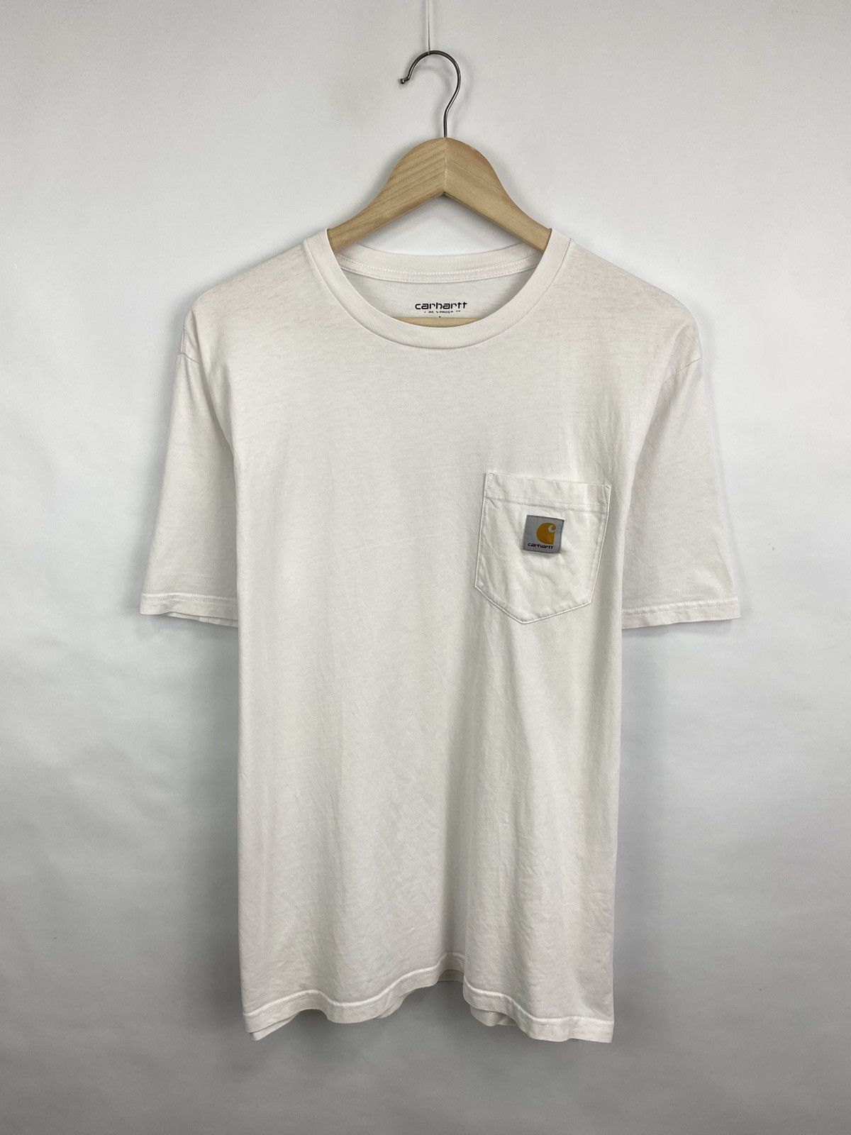 Carhartt × Carhartt Wip × Vintage 🇺🇸 Vintage Y2K Carhartt Box Logo T-Shirt Rare Retro Hype Size US L / EU 52-54 / 3 - 3 Thumbnail