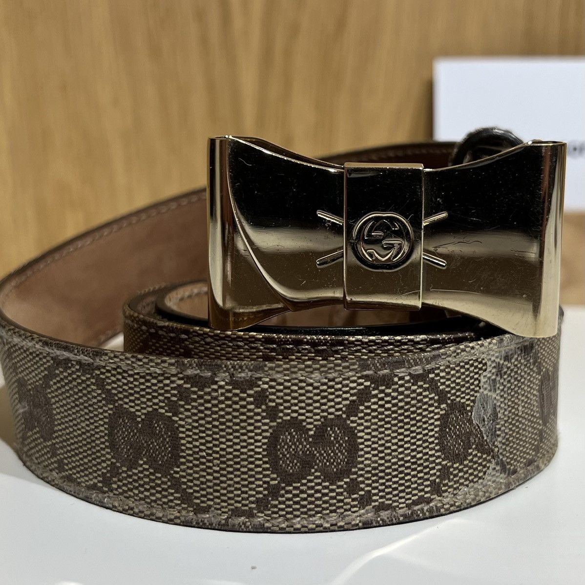 Gucci 🔹Gucci Leather Belt 181459 Size ONE SIZE - 1 Thumbnail