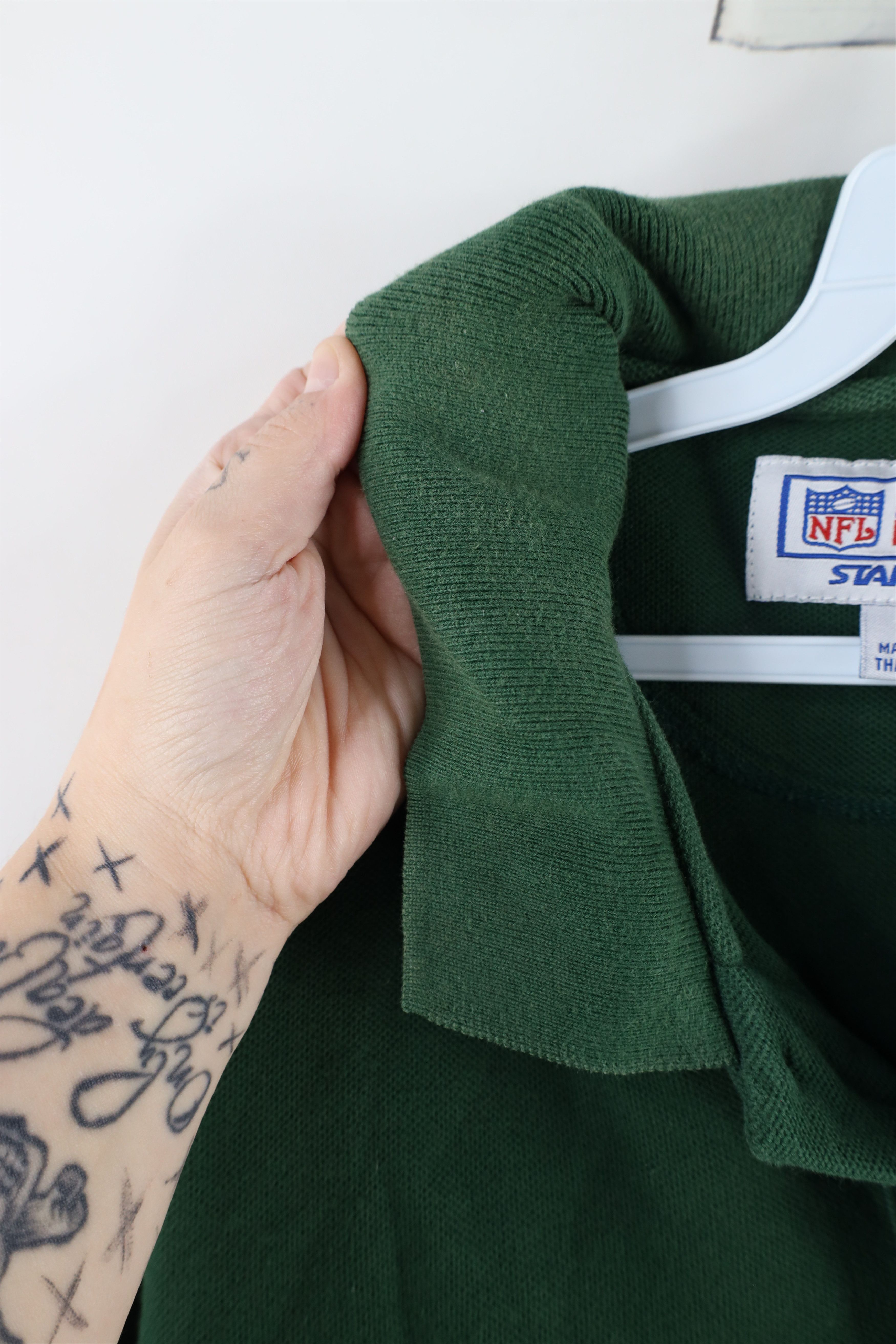 Starter × Vintage Vintage 90s Starter Pro Line Green Bay Packers Football Polo Size US L / EU 52-54 / 3 - 10 Thumbnail