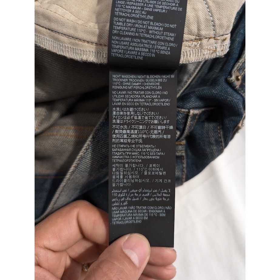 Saint Laurent Paris o1rshd1 Skinny 5 Pockets Low Pants in Winter Sky Blue Size US 29 - 17 Thumbnail
