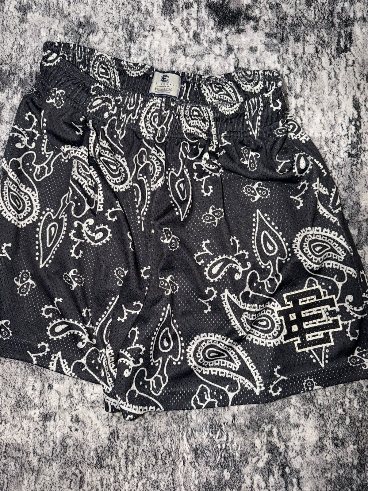 Eric Emanuel Eric Emanuel Basic Shorts Bandana Paisley Green | Grailed