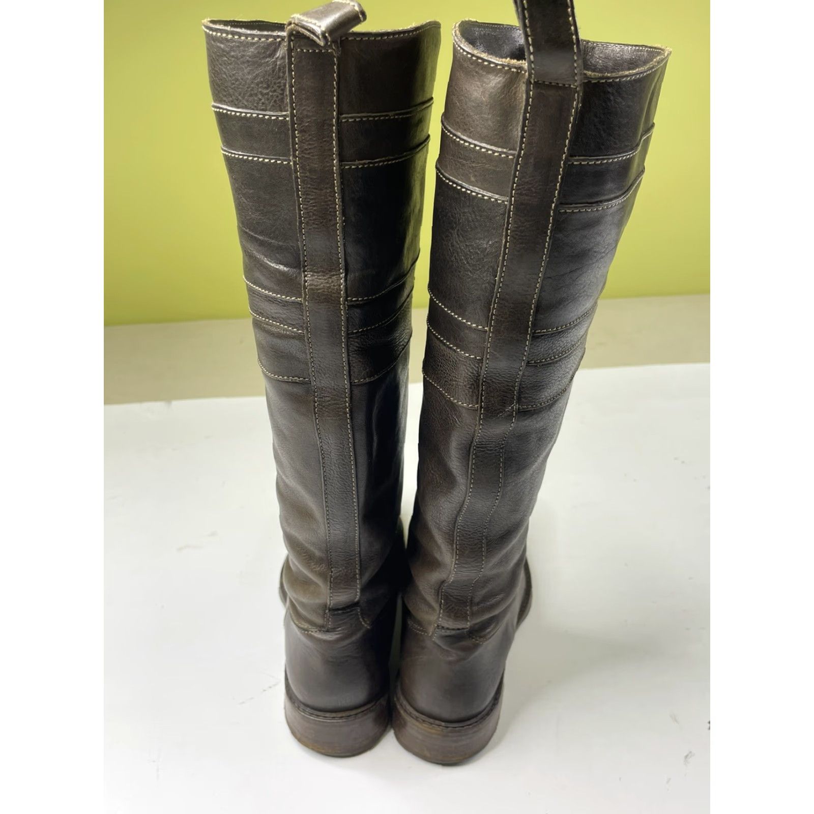 n.d.c. Made By Hand Women's Tall Leather Boots 39.5EU 9US Made in Lusitania