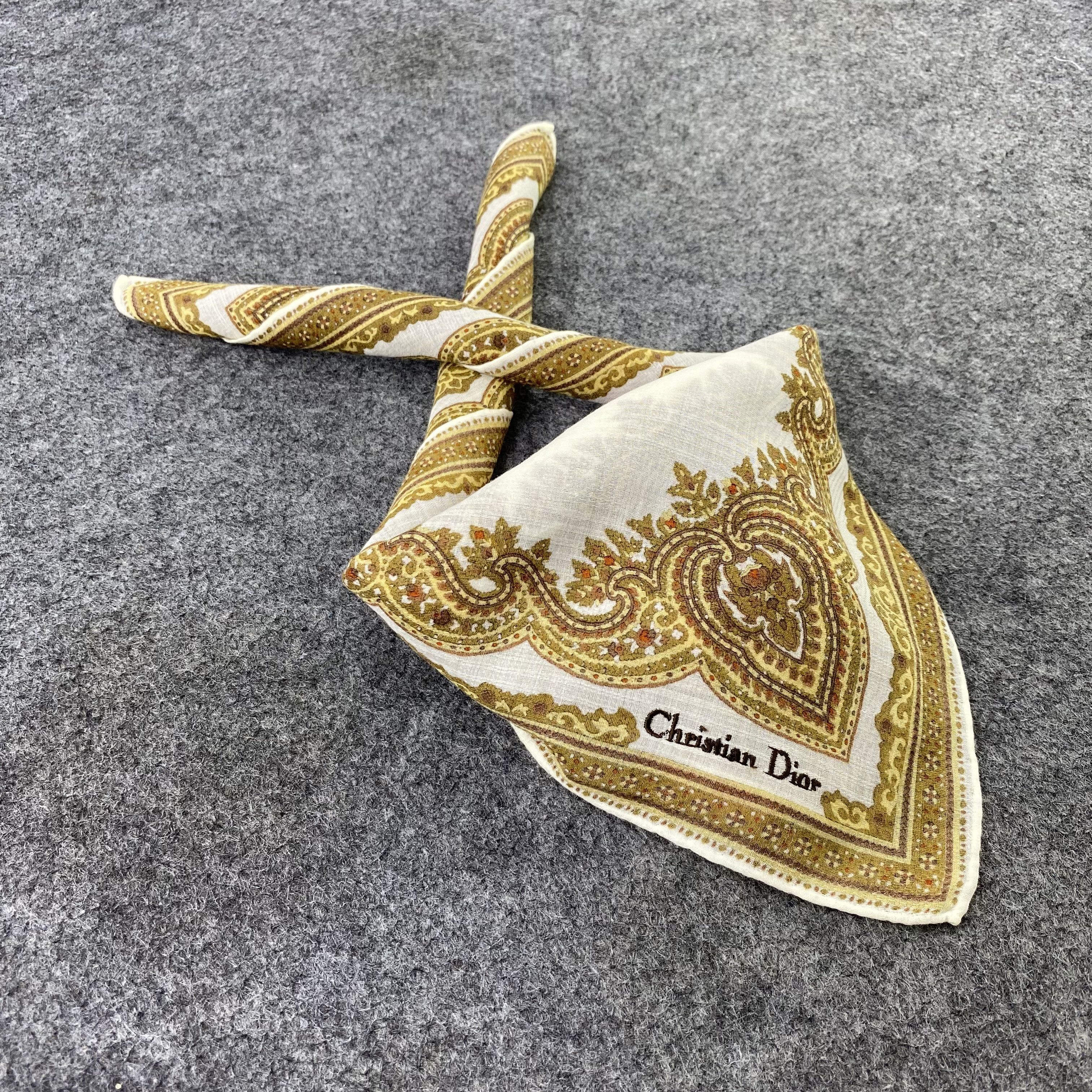 Designer Christian Dior Handkerchief / Bandana / Neckerchief-B830 Size ONE SIZE - 1 Thumbnail