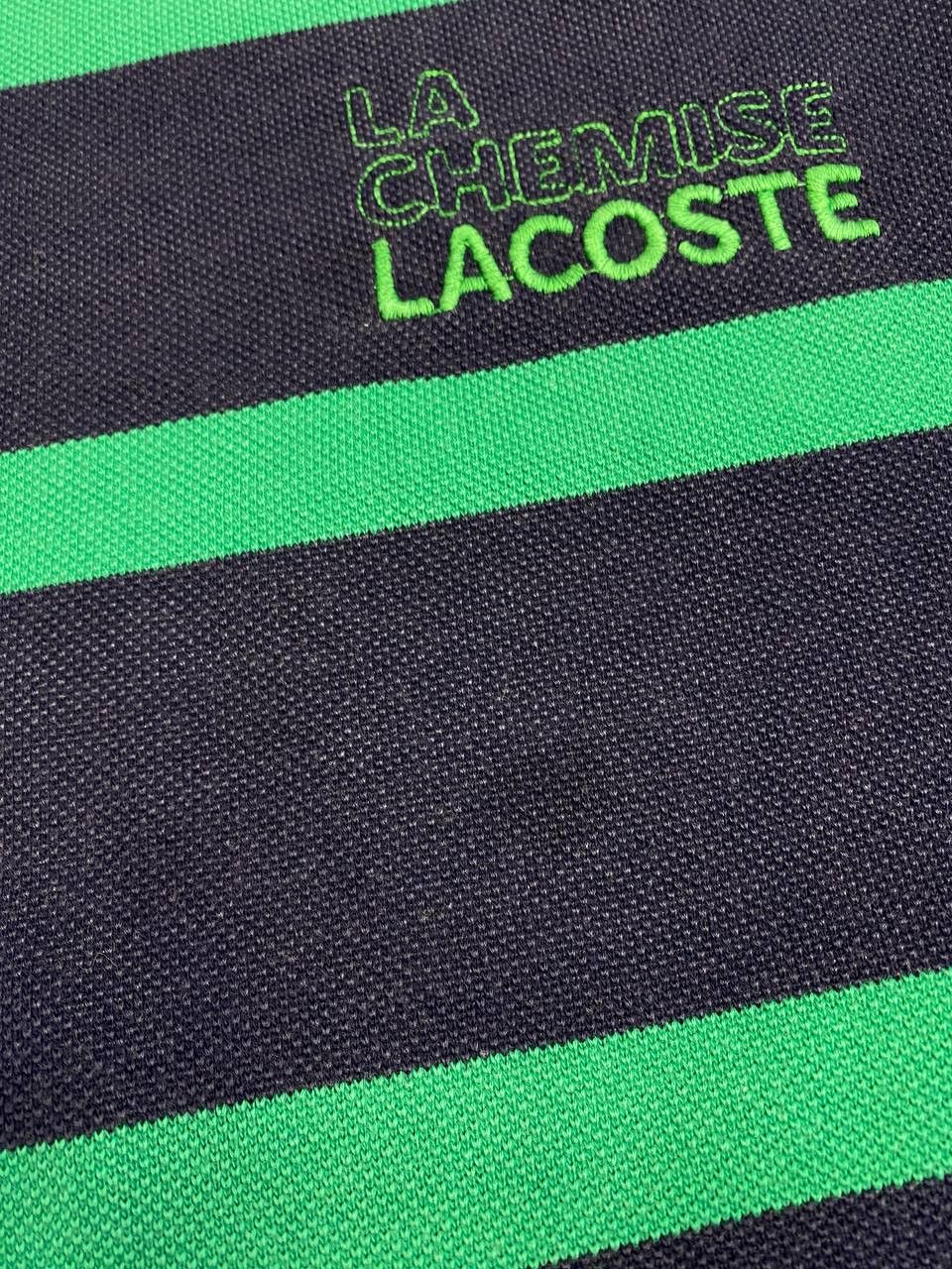 Lacoste Vintage La Chemise Lacoste Striped Sweatshirt Size US L / EU 52-54 / 3 - 9 Thumbnail