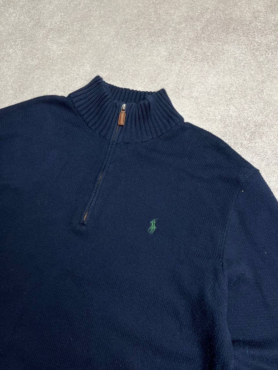 Polo Ralph Lauren × Vintage VINTAGE POLO RALPH LAUREN QUARTER ZIP SWEATER Y2K L Size US L / EU 52-54 / 3 - 3 Thumbnail