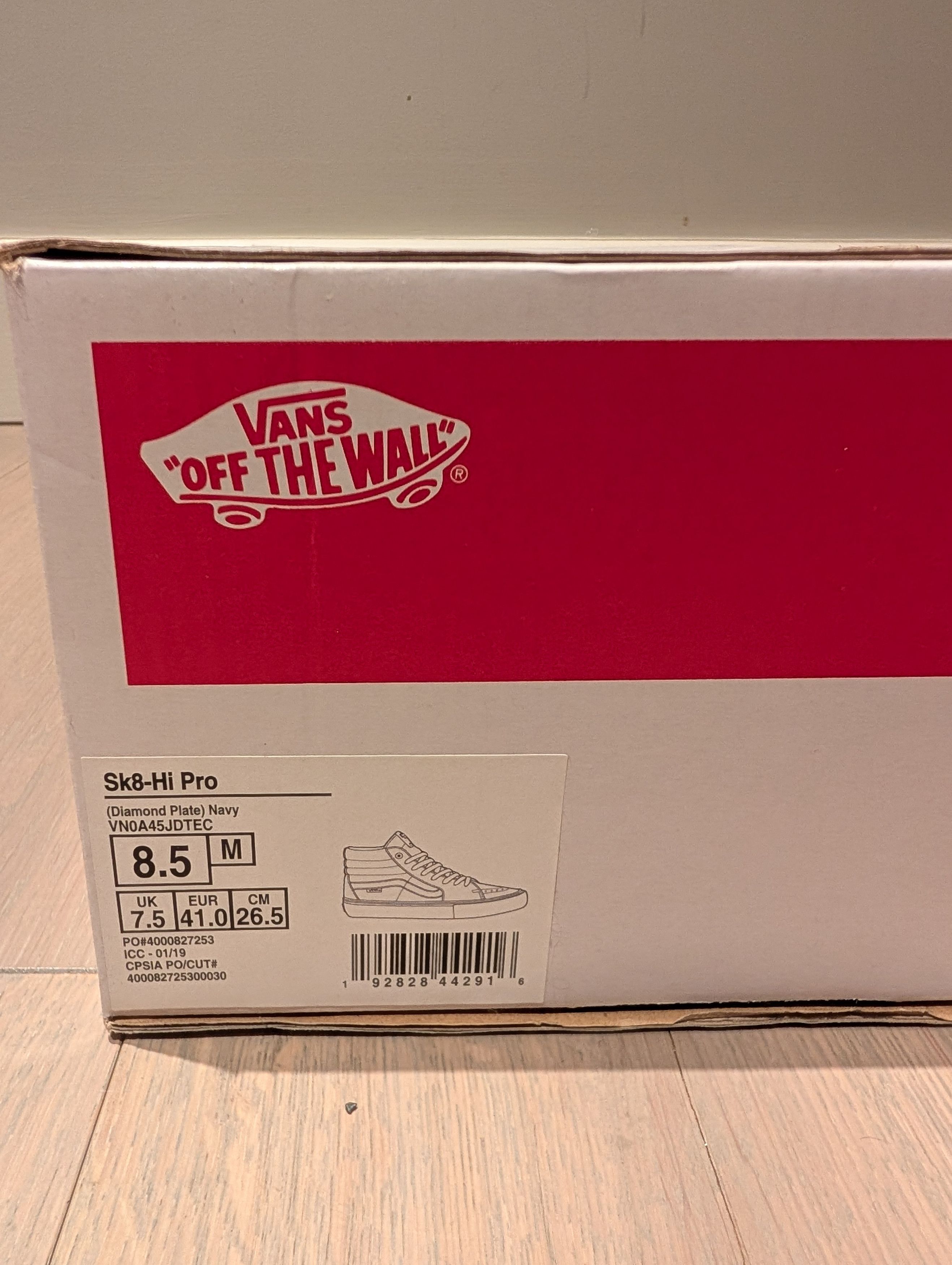 Supreme × Vans Supreme x Vans Sk8-Hi Pro Size US 8.5 / EU 41-42 - 5 Thumbnail