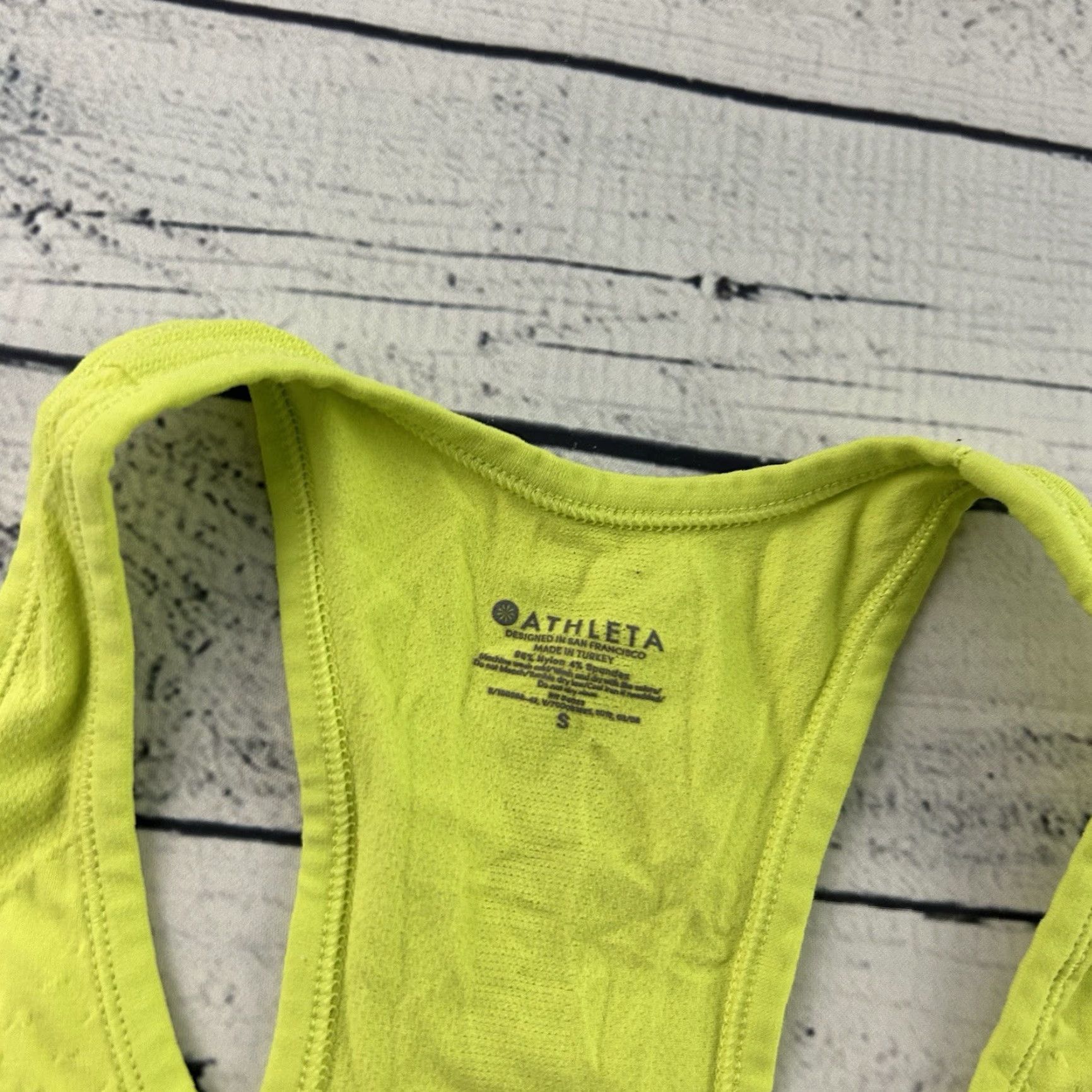 Athleta Athleta Momentum Seamless Side Cinch Athletic Tank Top Women's Small Yellow Tank Athletic Womens S Yellow Momentum Seamless Side Cinch Size S / US 4 / IT 40 - 2 Thumbnail