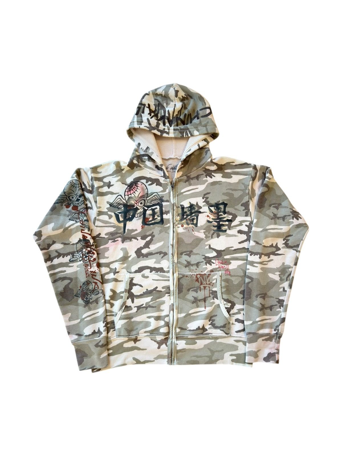 The Great China Wall *RARE* 90s VINTAGE THE GREAT CHINA WALL TGCW HOODIE INK LA Size US L / EU 52-54 / 3 - 9 Thumbnail