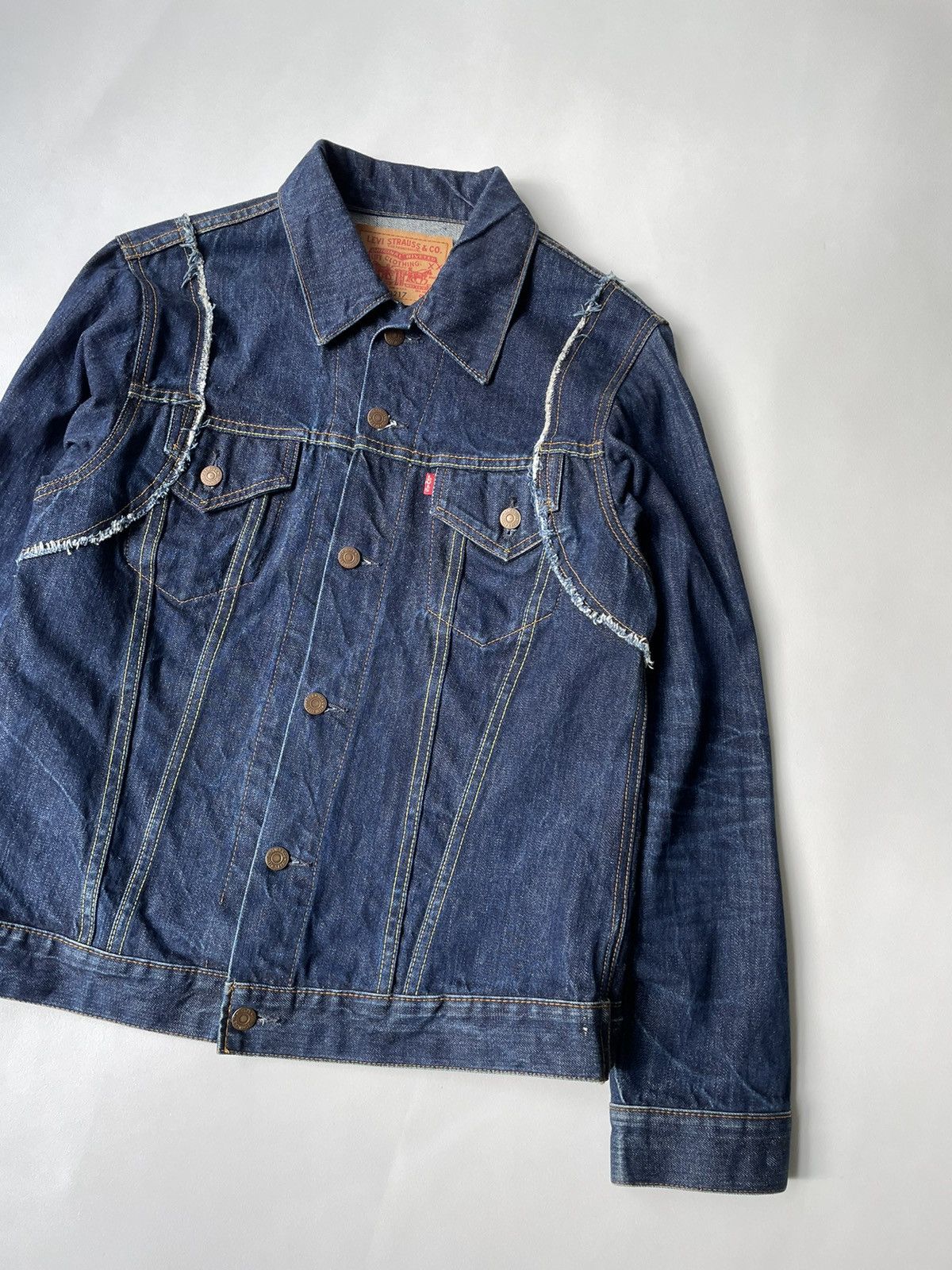 Comme des Garcons A/W 05 Re Worked Blue Denim Jacket Size US M / EU 48-50 / 2 - 4 Thumbnail