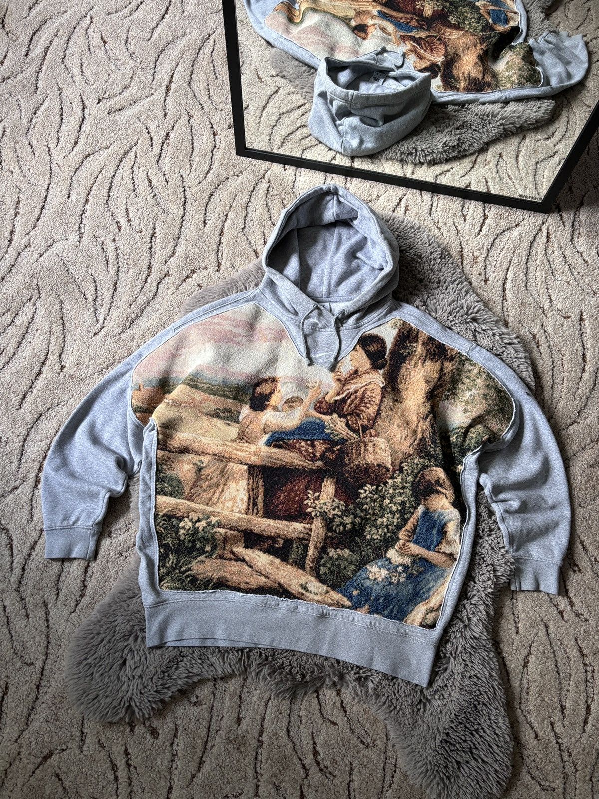 Nike Nike Reworked Summer Vibe grey hoodie Size US M / EU 48-50 / 2 - 1 Thumbnail