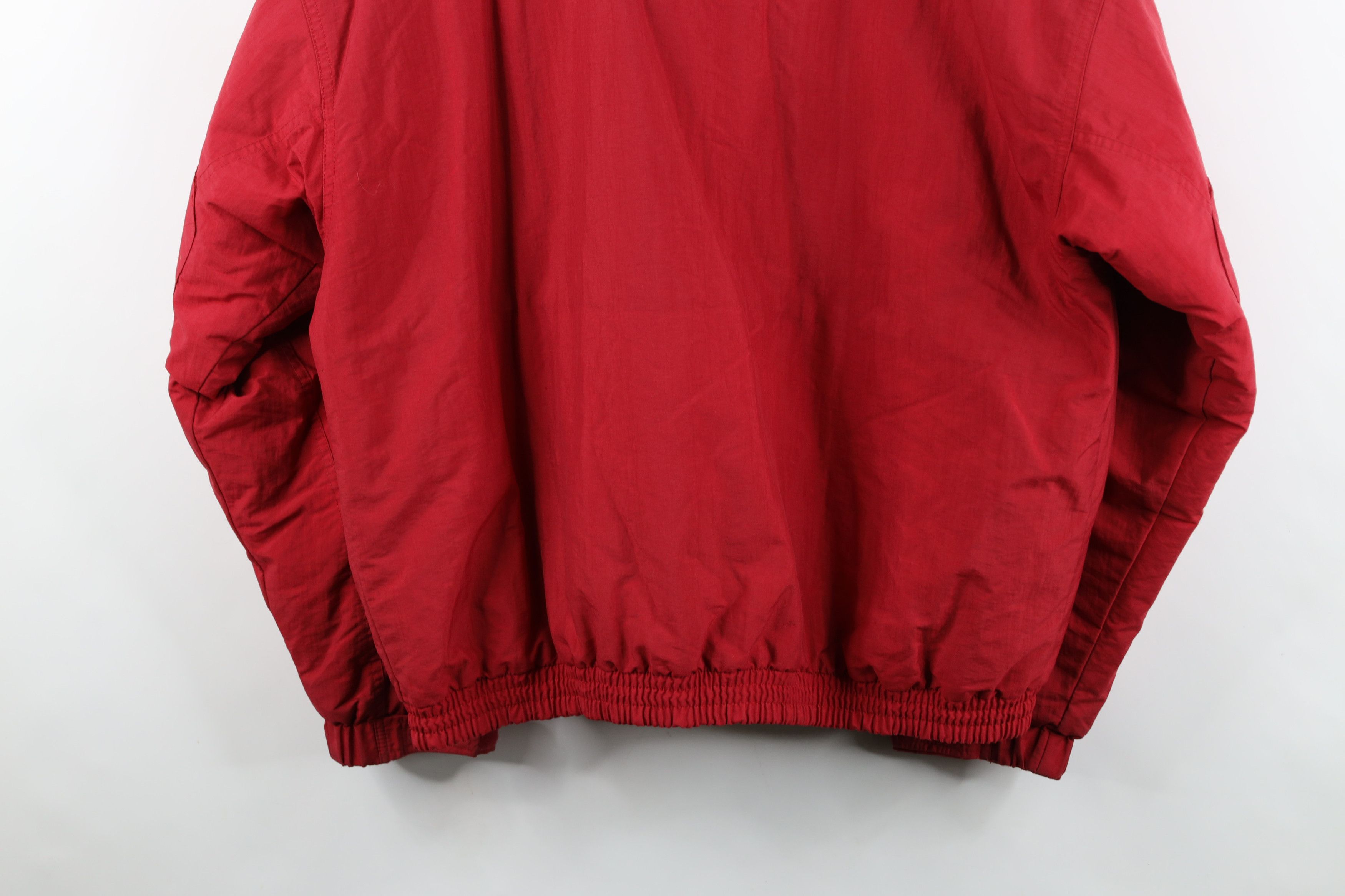 Disney Vintage 90s Disney Spell Out Mickey Mouse Bomber Jacket Red Size US XL / EU 56 / 4 - 16 Thumbnail