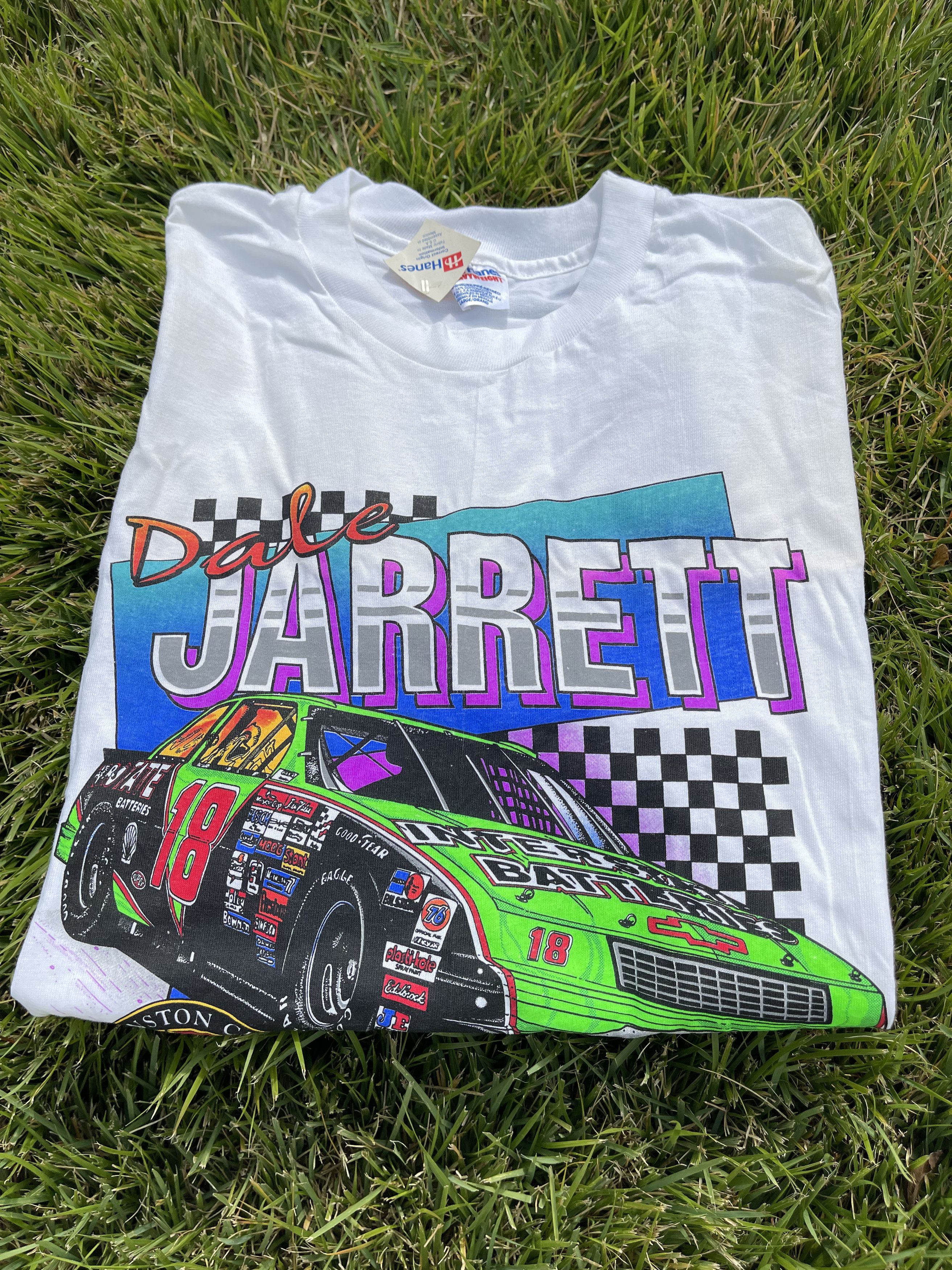NASCAR × Vintage 1993 Nascar Dale Jarrett 90's Vintage Racing T-Shirt Size US L / EU 52-54 / 3 - 3 Thumbnail