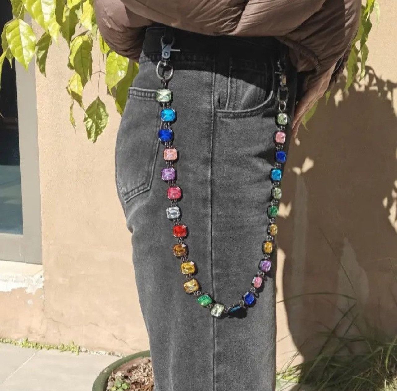 Jewelry Multicolor Waist Wallet Chain Size ONE SIZE - 2 Thumbnail