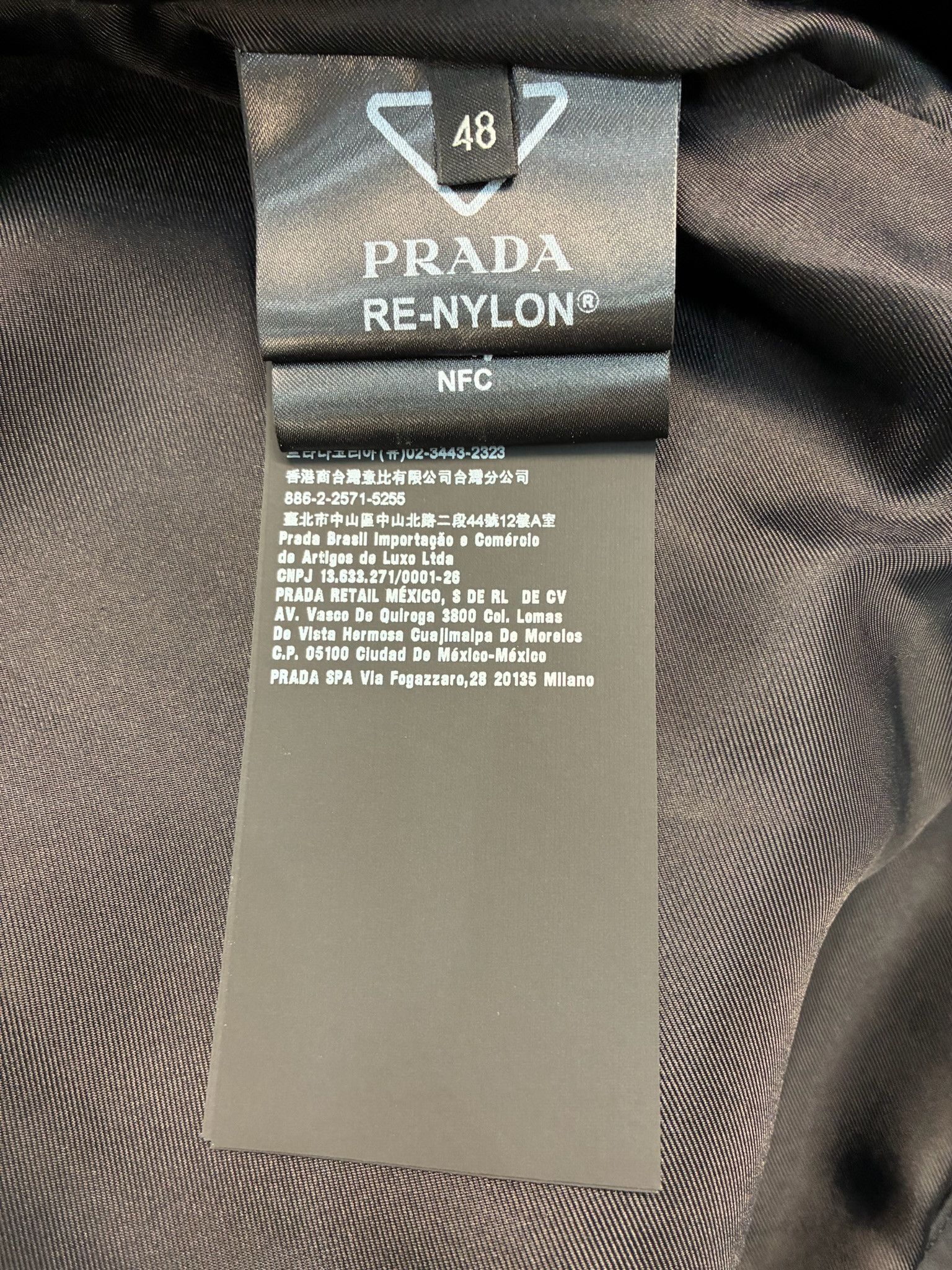 Prada PRADA STUDDED RE-NYLON BLOUSON JACKET Size US M / EU 48-50 / 2 - 15 Thumbnail