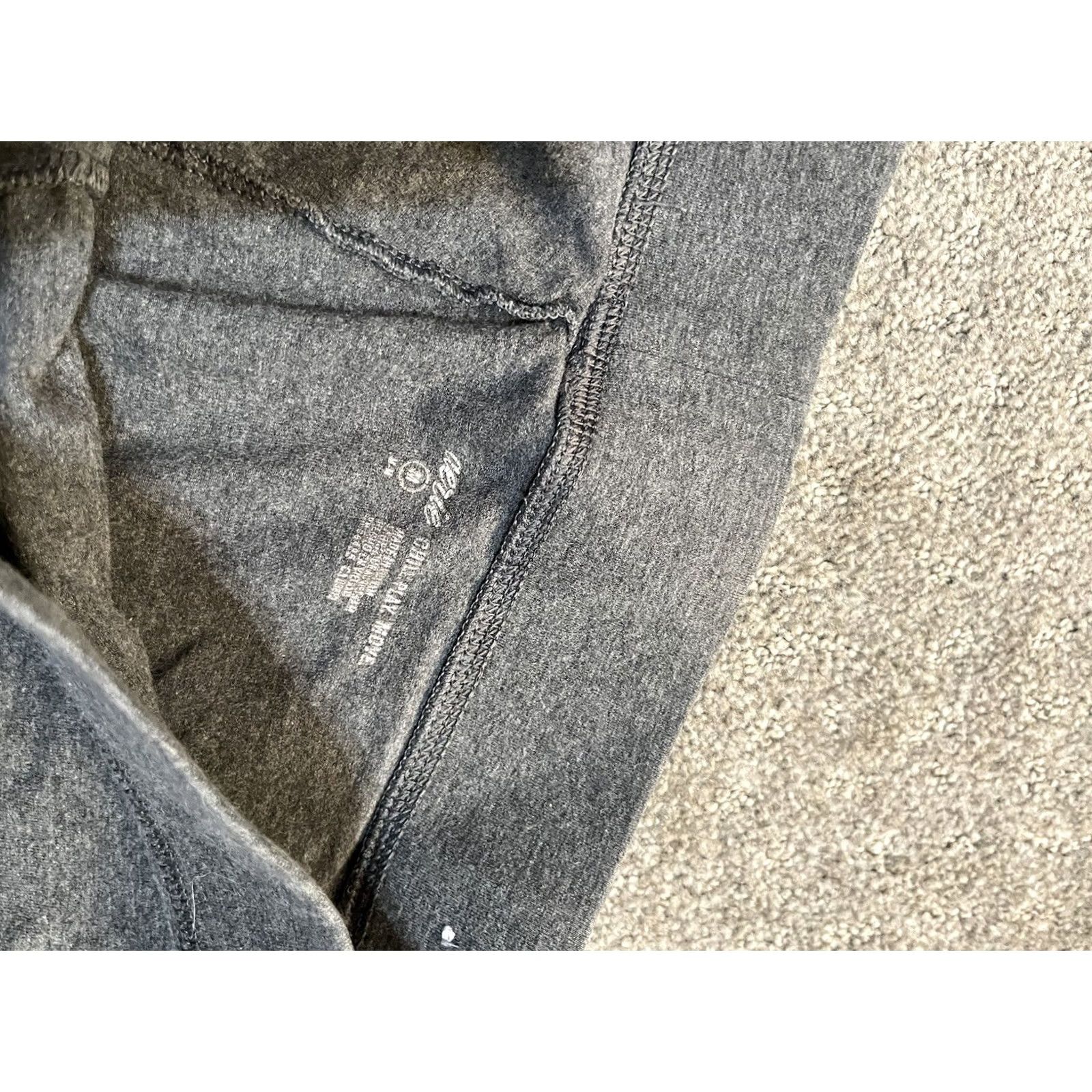 Vintage Aerie Chill Play Move Women's Leggings Medium Gray Solid Activewear Yoga Lightweight Full Leg Mens Womens Girls Boys Size 32" / US 10 / IT 46 - 5 Thumbnail