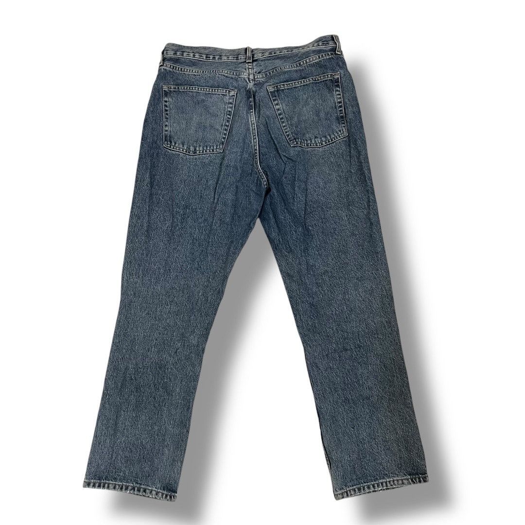 Topshop ASOS Topshop high rise button fly, ripped 5 pocket dad jeans Size 32" / US 10 / IT 46 - 4 Thumbnail