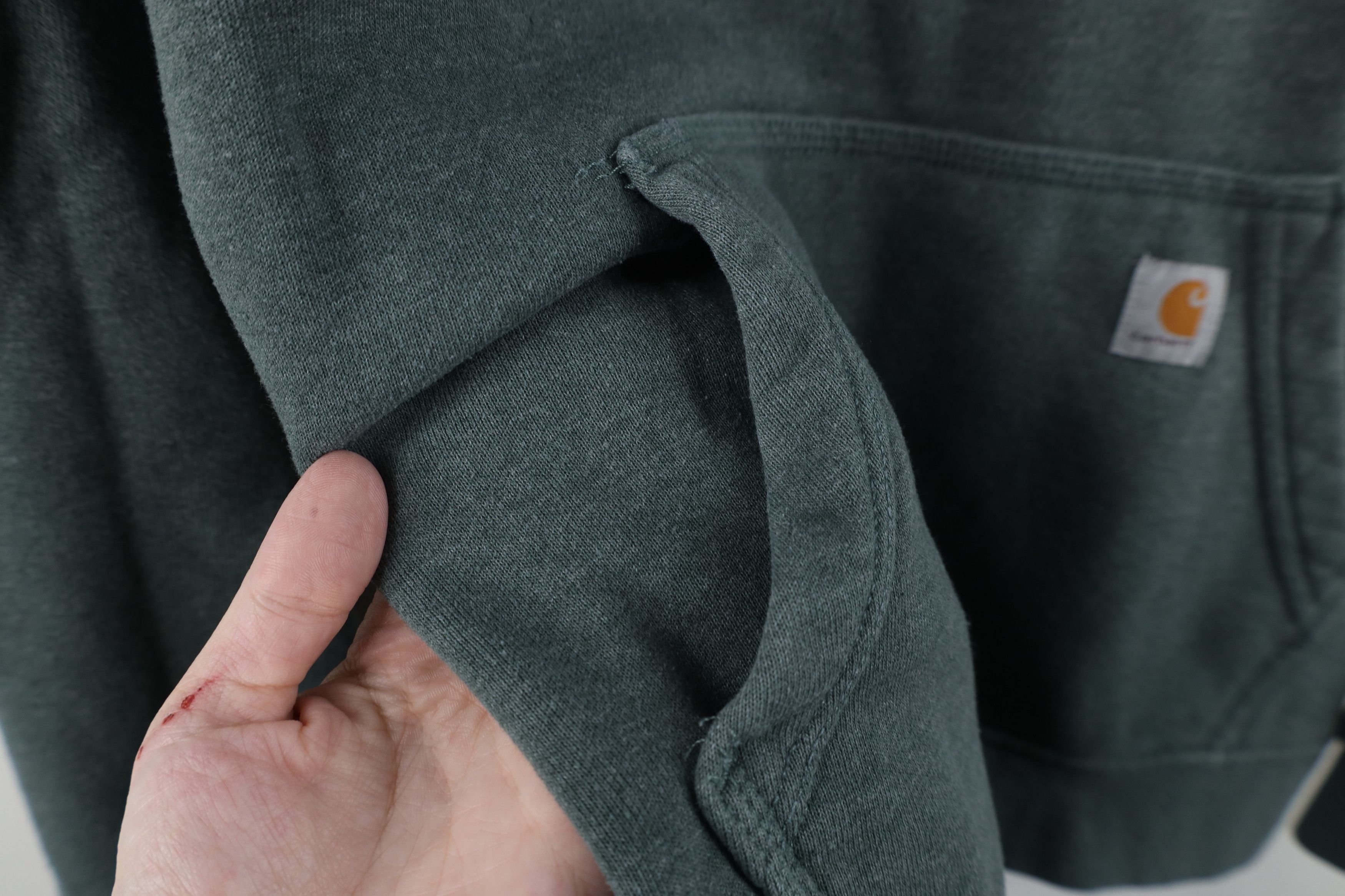 Carhartt × Vintage Vintage Y2K Carhartt Relaxed Fit Script Spell Out Hoodie Size XL / US 12-14 / IT 48-50 - 7 Thumbnail