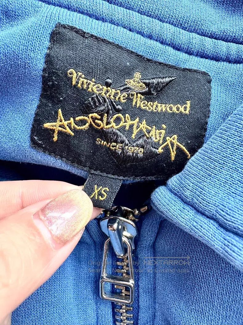 Vivienne Westwood Vivienne Westwood Vintage Blue Saturn Sweatshirt Jacket Size XS / US 0-2 / IT 36-38 - 7 Thumbnail